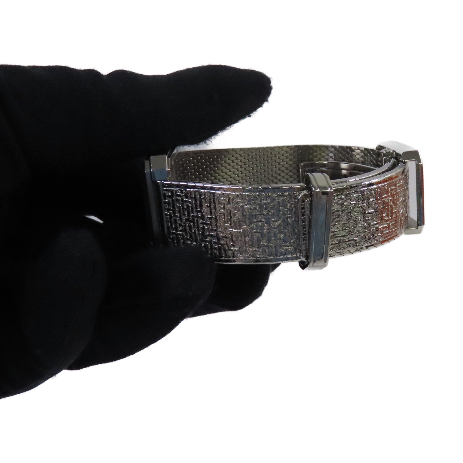 CHANEL Boy.Friend Tweed Watch不鏽鋼石英機芯手錶黑色