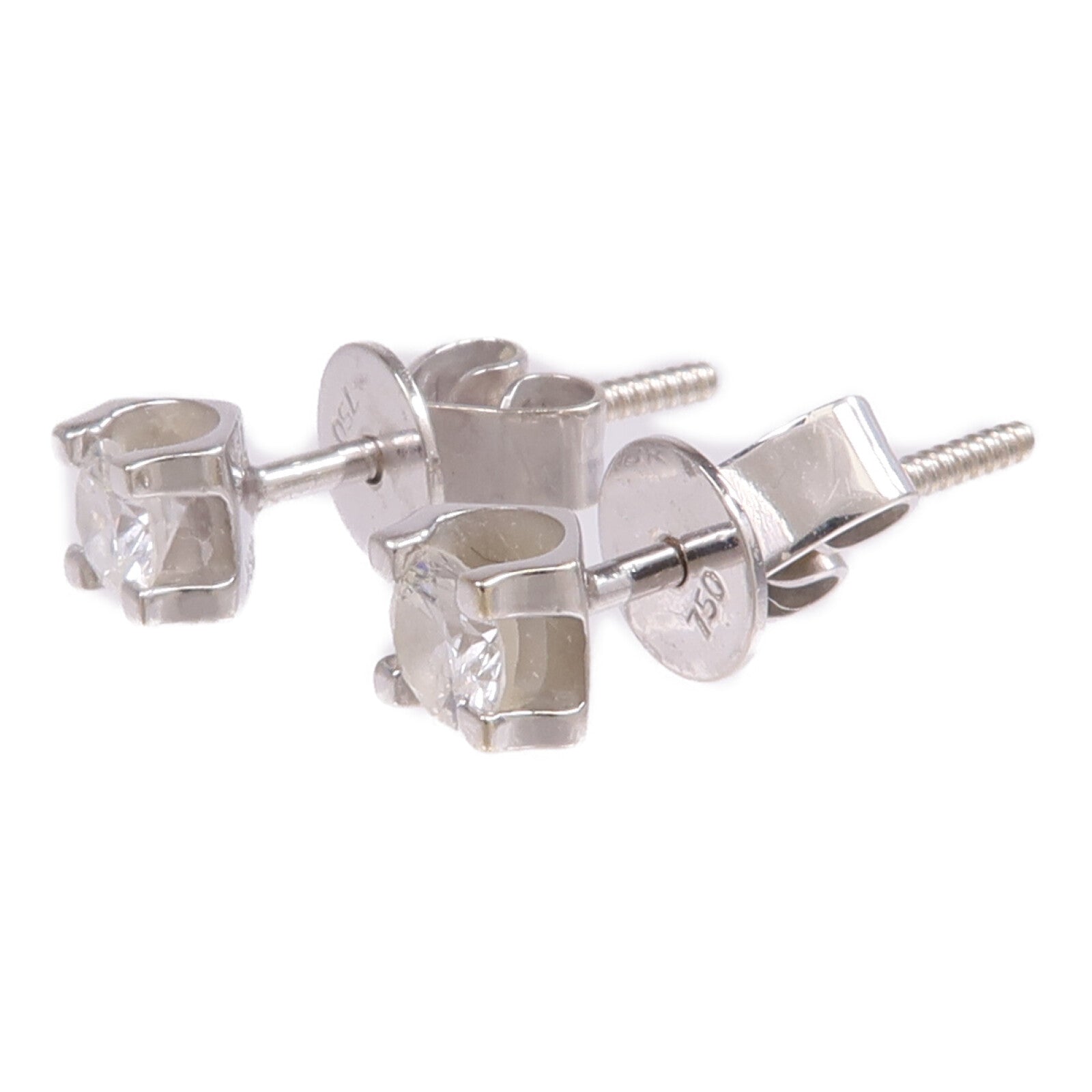JEWELRY 18K白金Diamond Earrings鑽石耳環