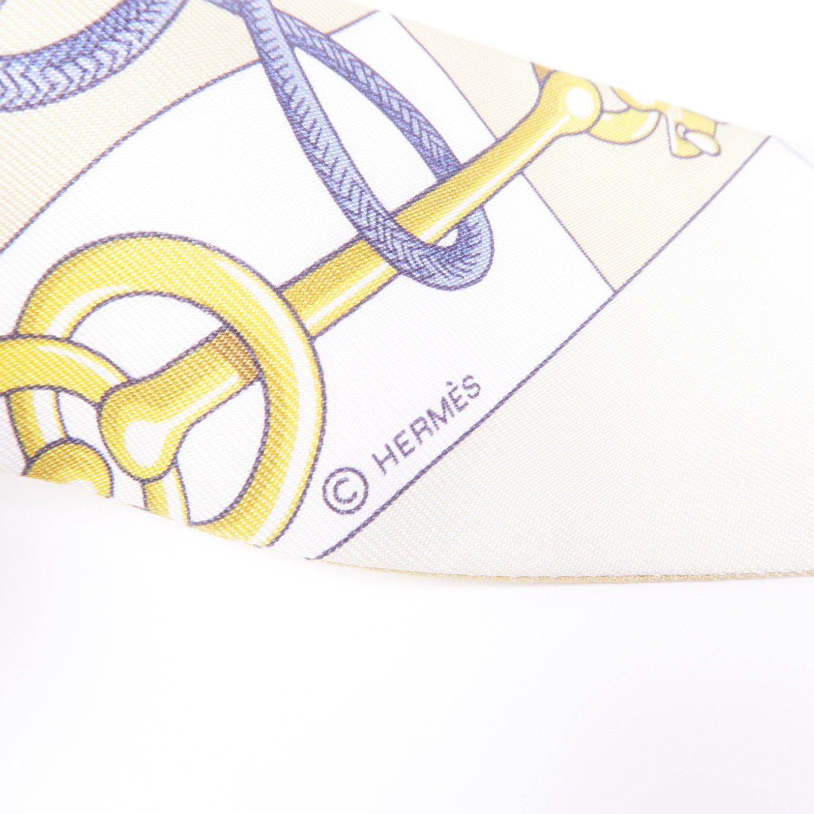 HERMES 絲質Twilly絲巾