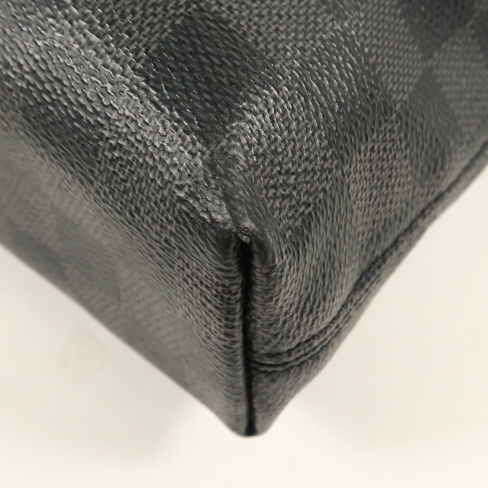 LOUIS VUITTON Damier Porte-Documents Jour銀扣手挽袋