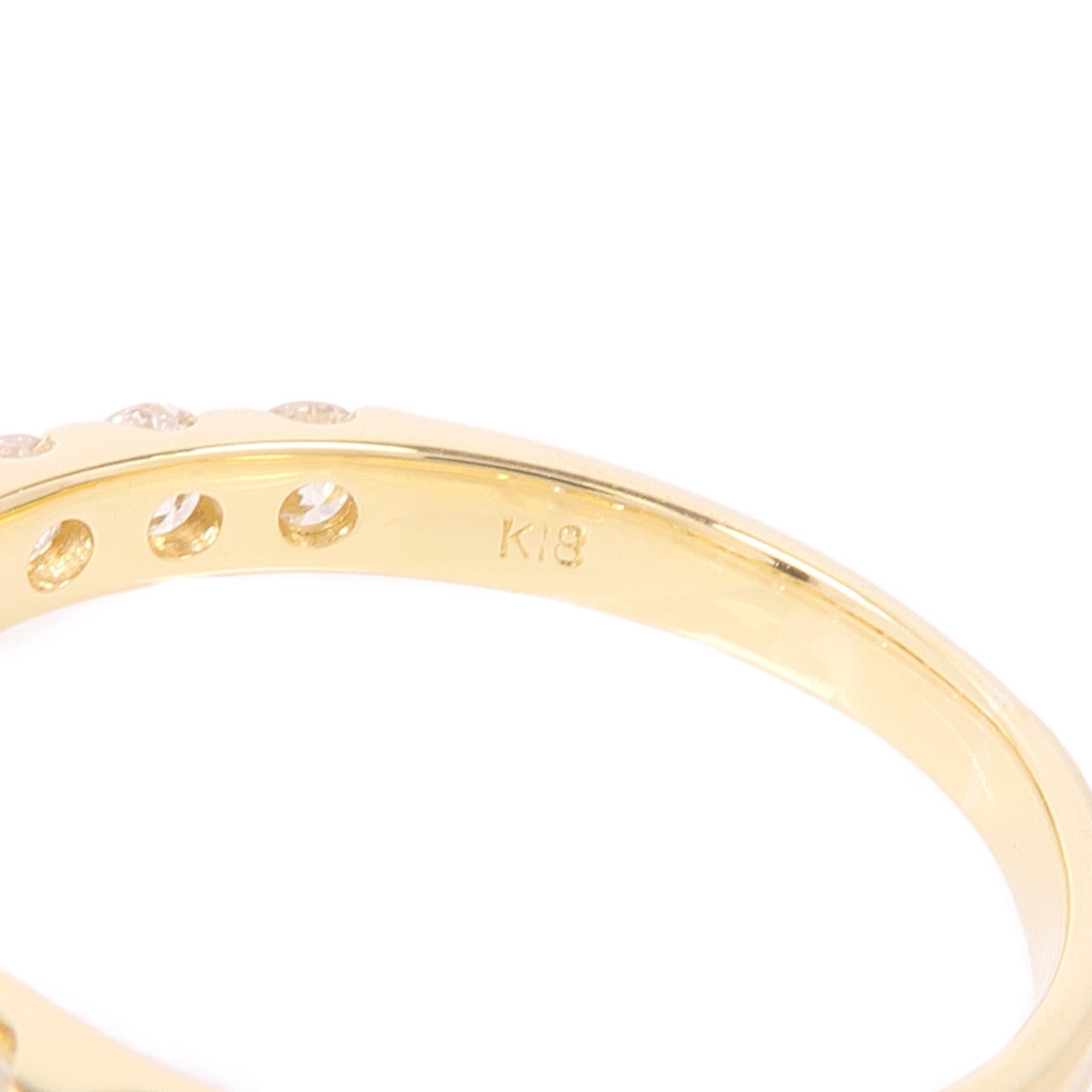 JEWELRY Diamond Ring 18K Yellow Gold US#7.25