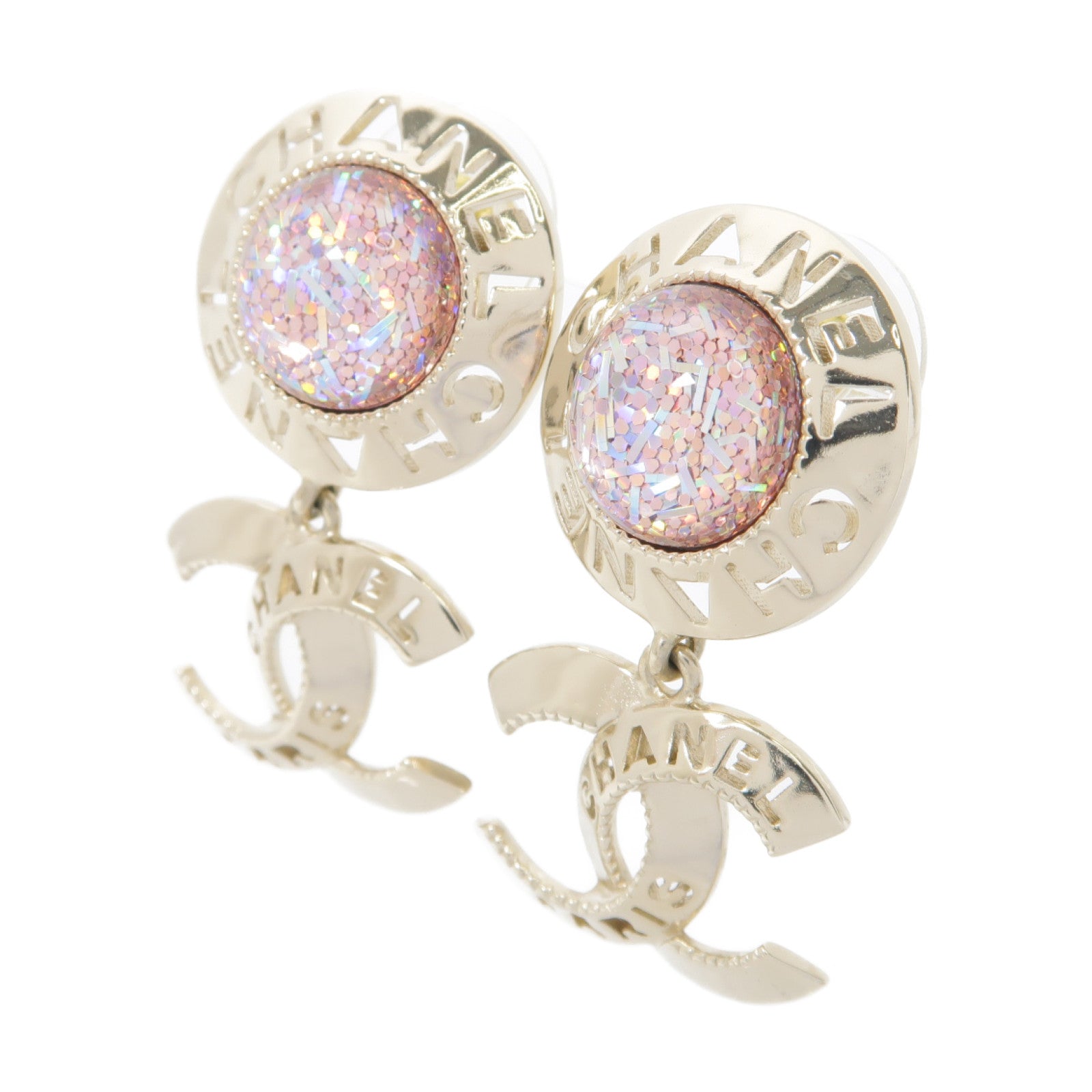 CHANEL 金屬Earring耳環金色/彩色