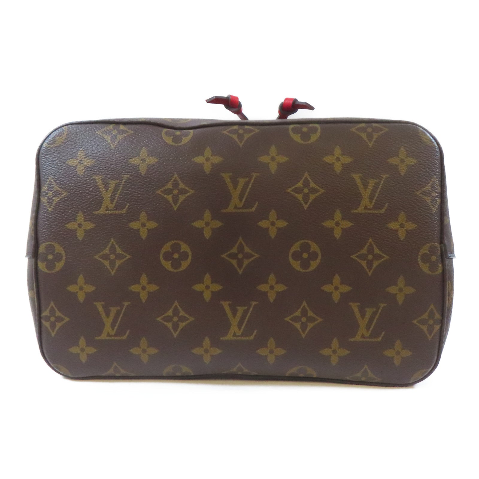 LOUIS VUITTON Monogram Neo Noe Bucket Bag金扣肩背袋Coquelicot/紅色