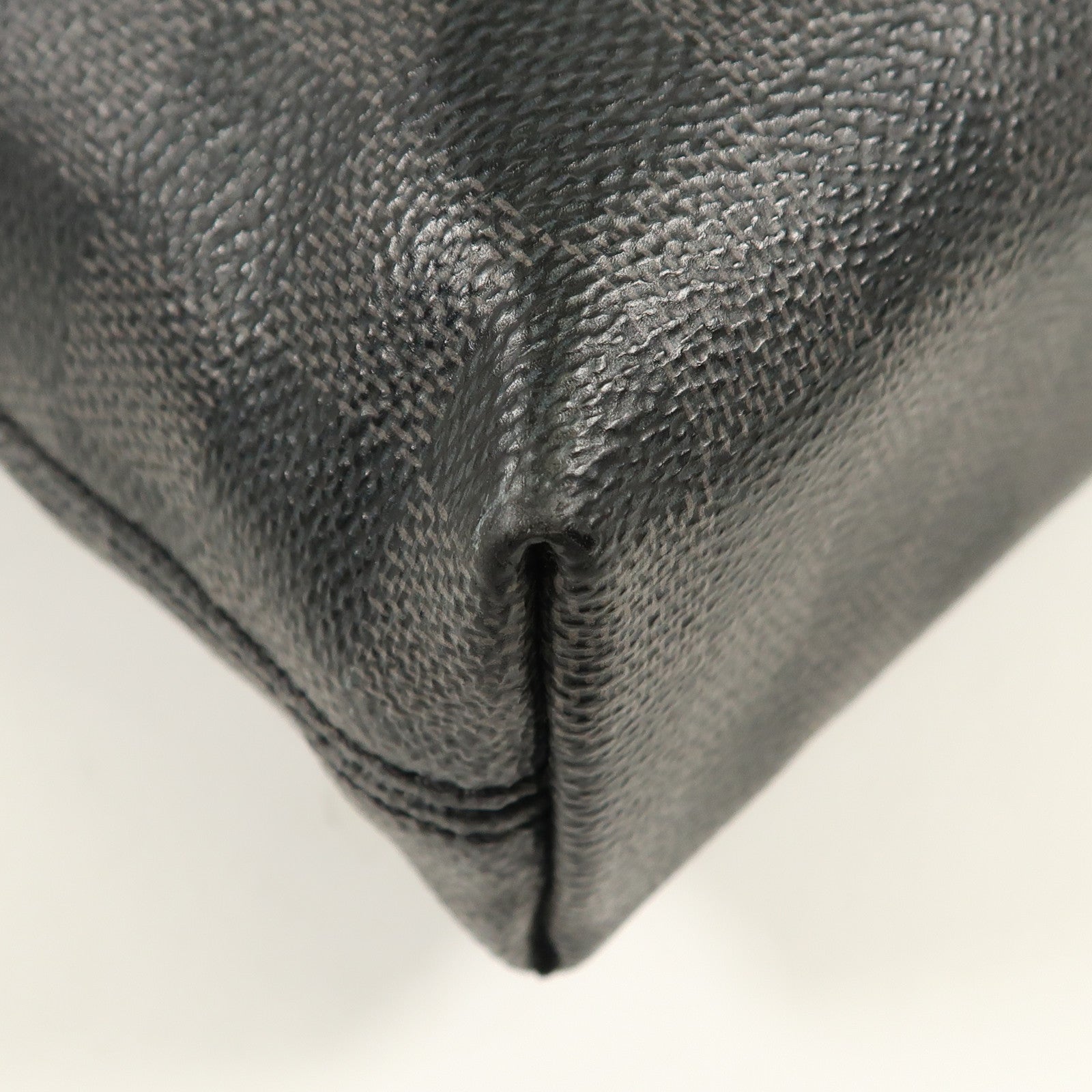 LOUIS VUITTON Damier Porte-Documents Jour銀扣手挽袋