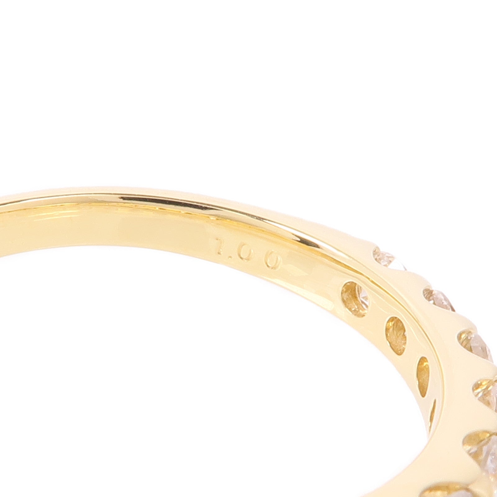 JEWELRY Diamond Ring 18K Yellow Gold US#7.25