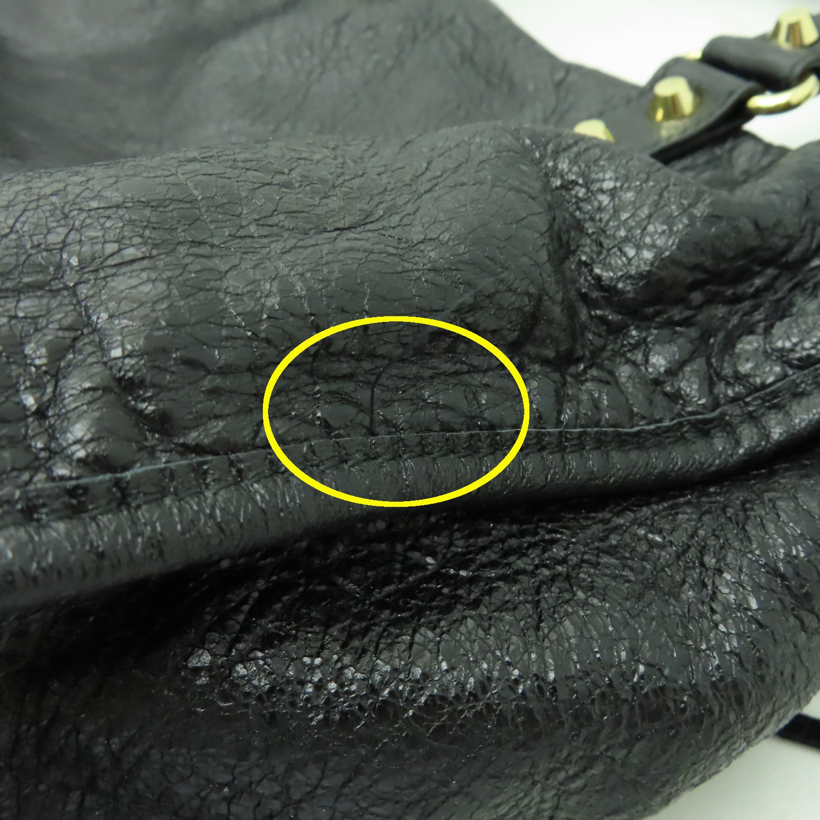 BALENCIAGA 牛皮皮革City金扣手挽肩背兩用袋黑色