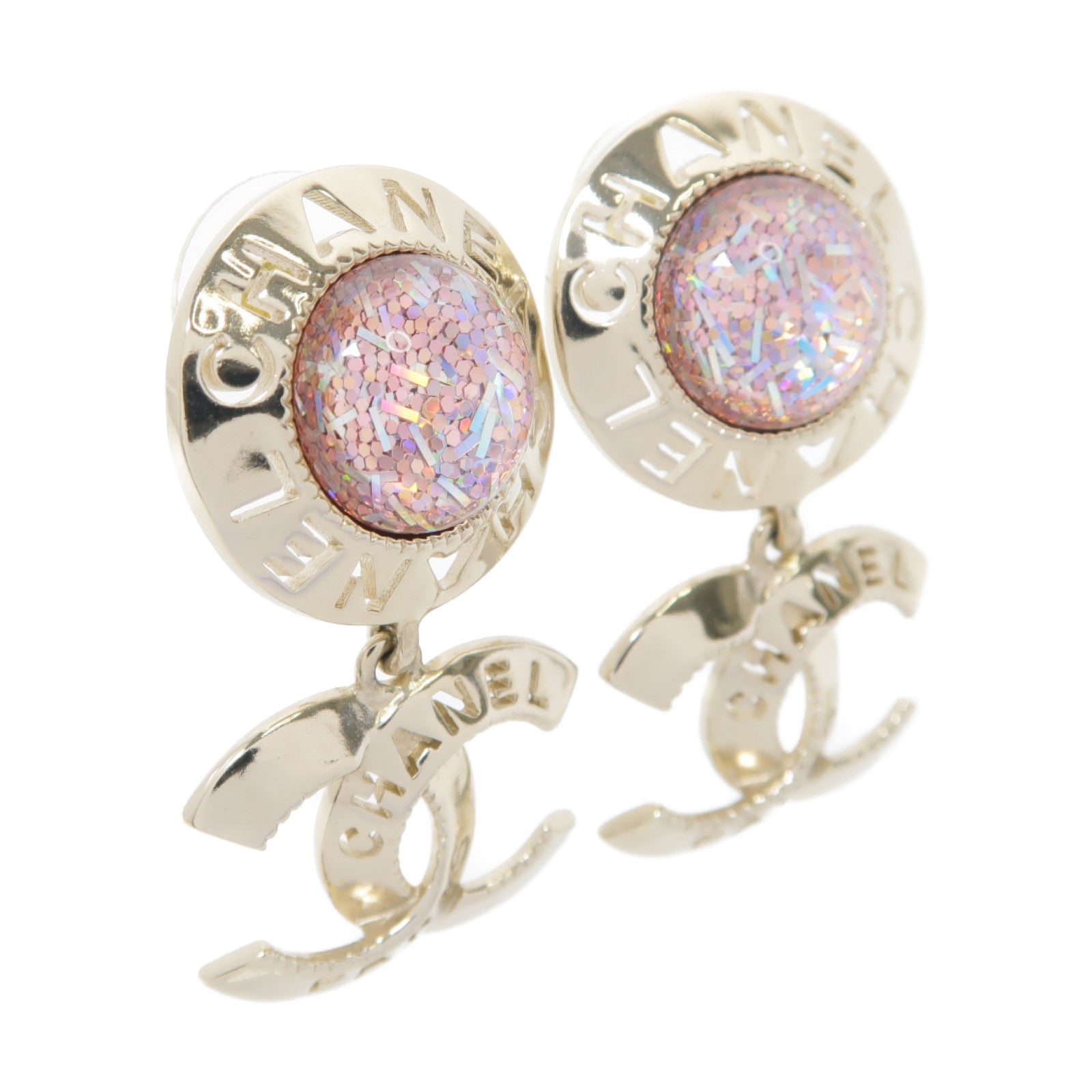 CHANEL 金屬Earring耳環金色/彩色