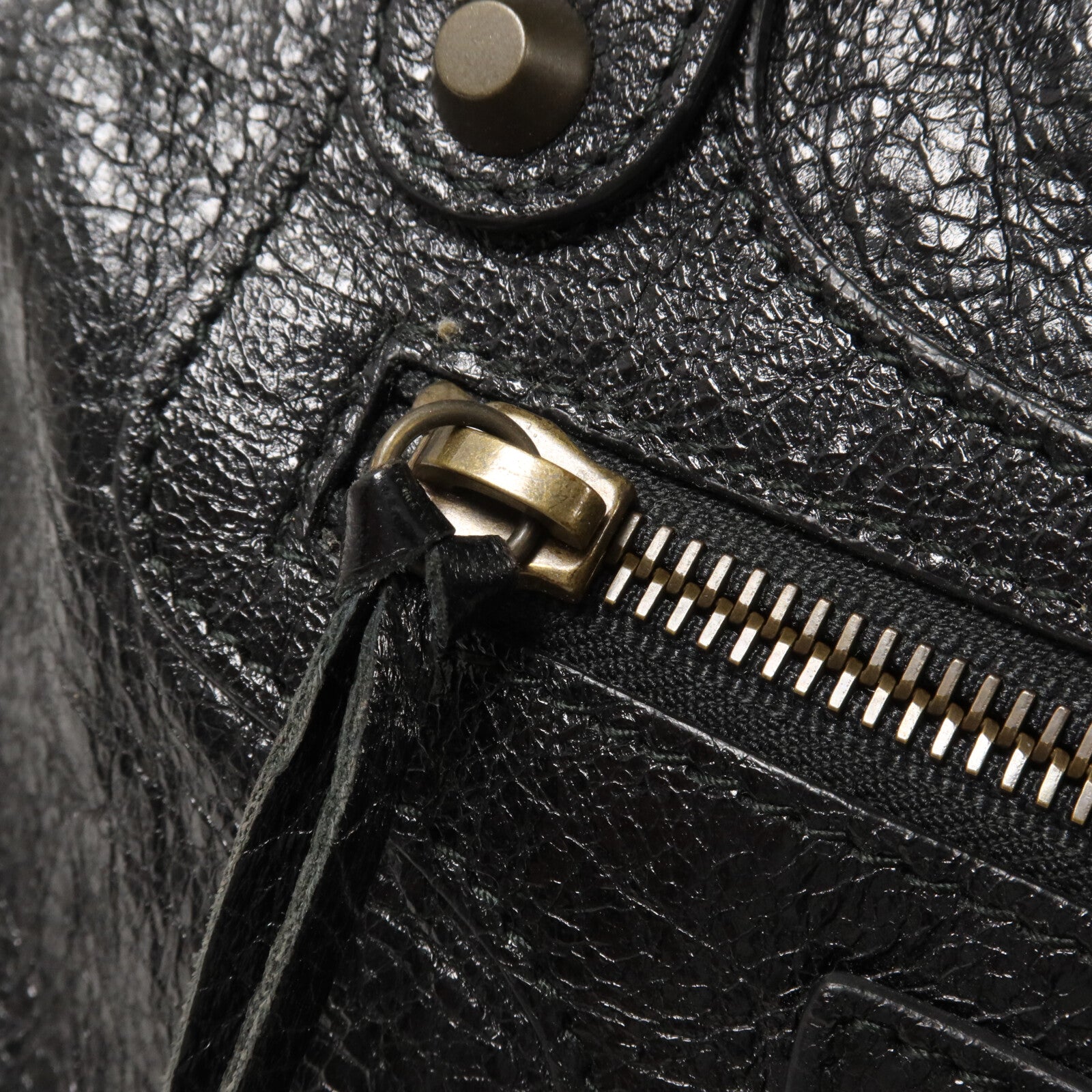 BALENCIAGA 羊皮皮革City手挽肩背兩用袋