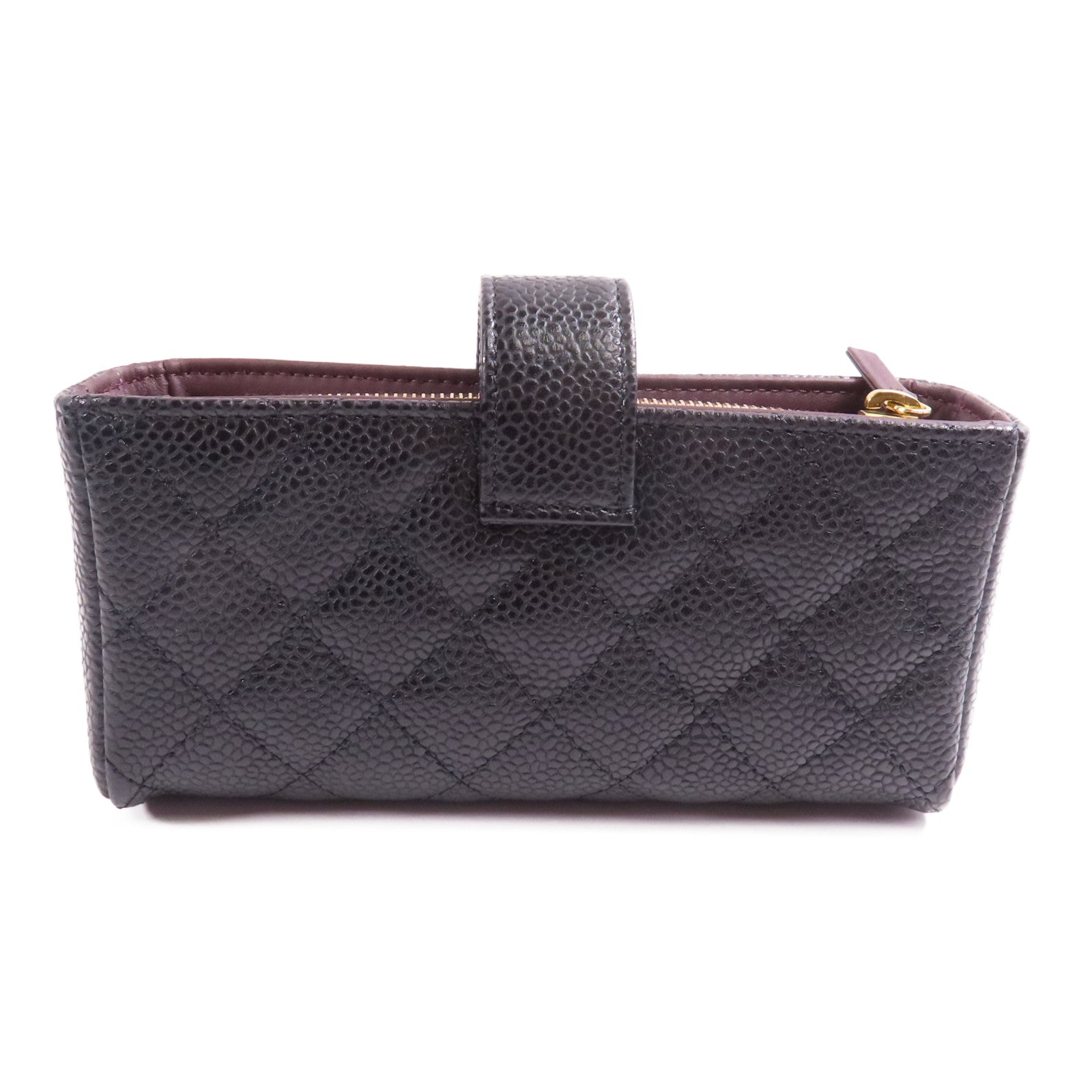 CHANEL 牛皮皮革Clutch金扣手拿包