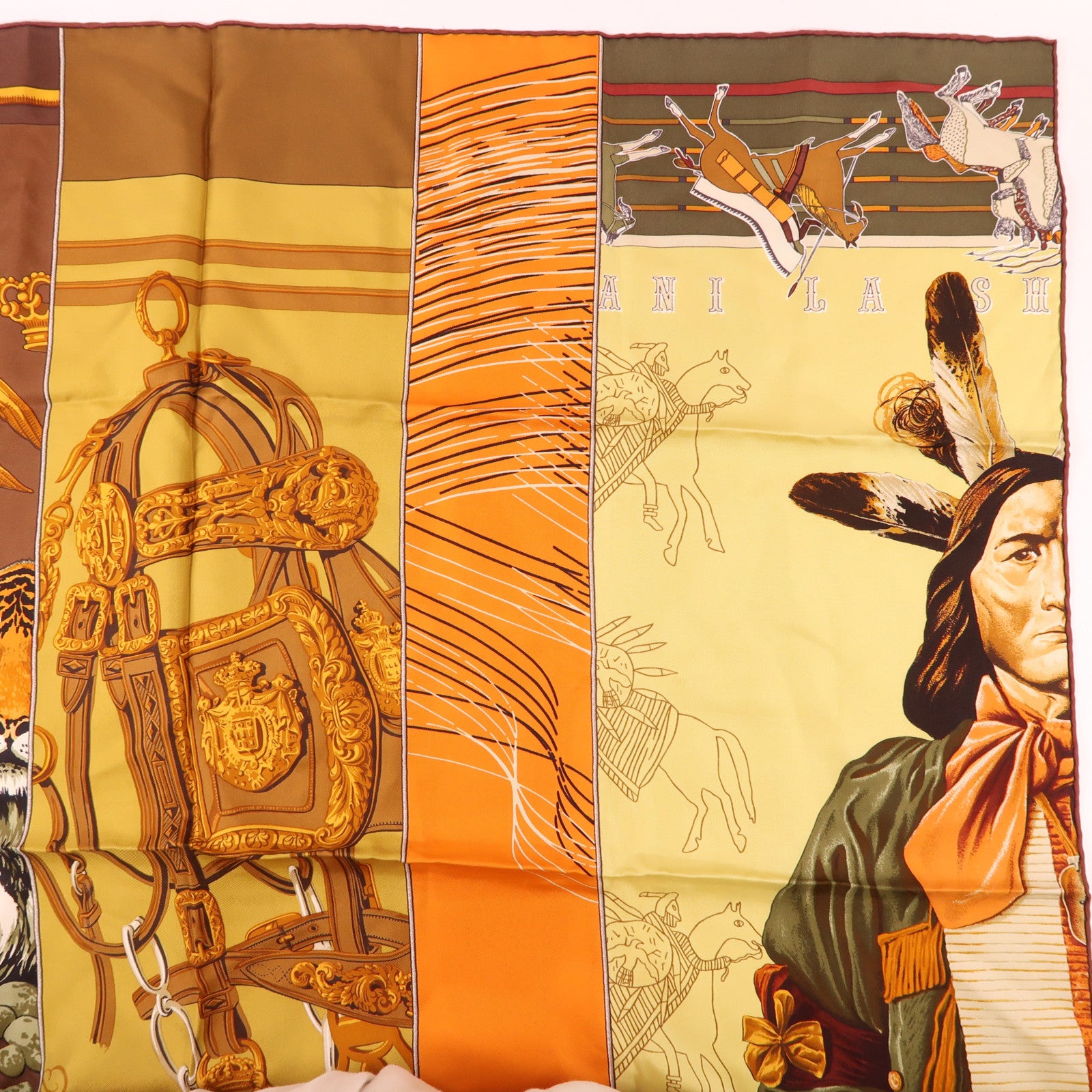 HERMES 絲質Scarf 90X90絲巾