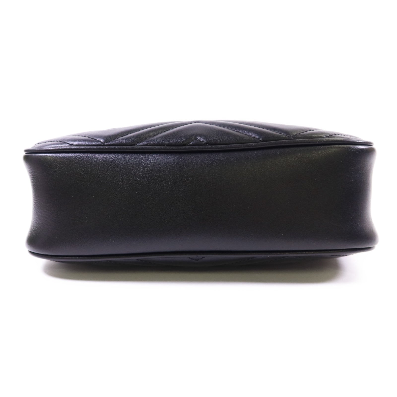 GUCCI 牛皮皮革GG Marmont Small金扣鏈帶肩背袋