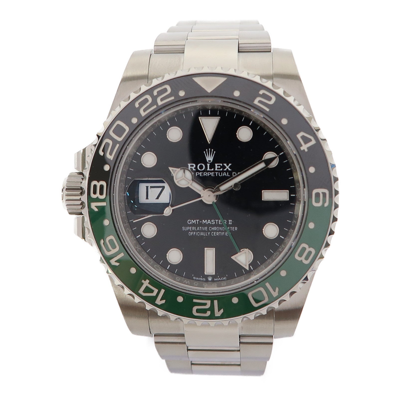 ROLEX GMT MasterⅡ不鏽鋼手錶自動機芯黑色