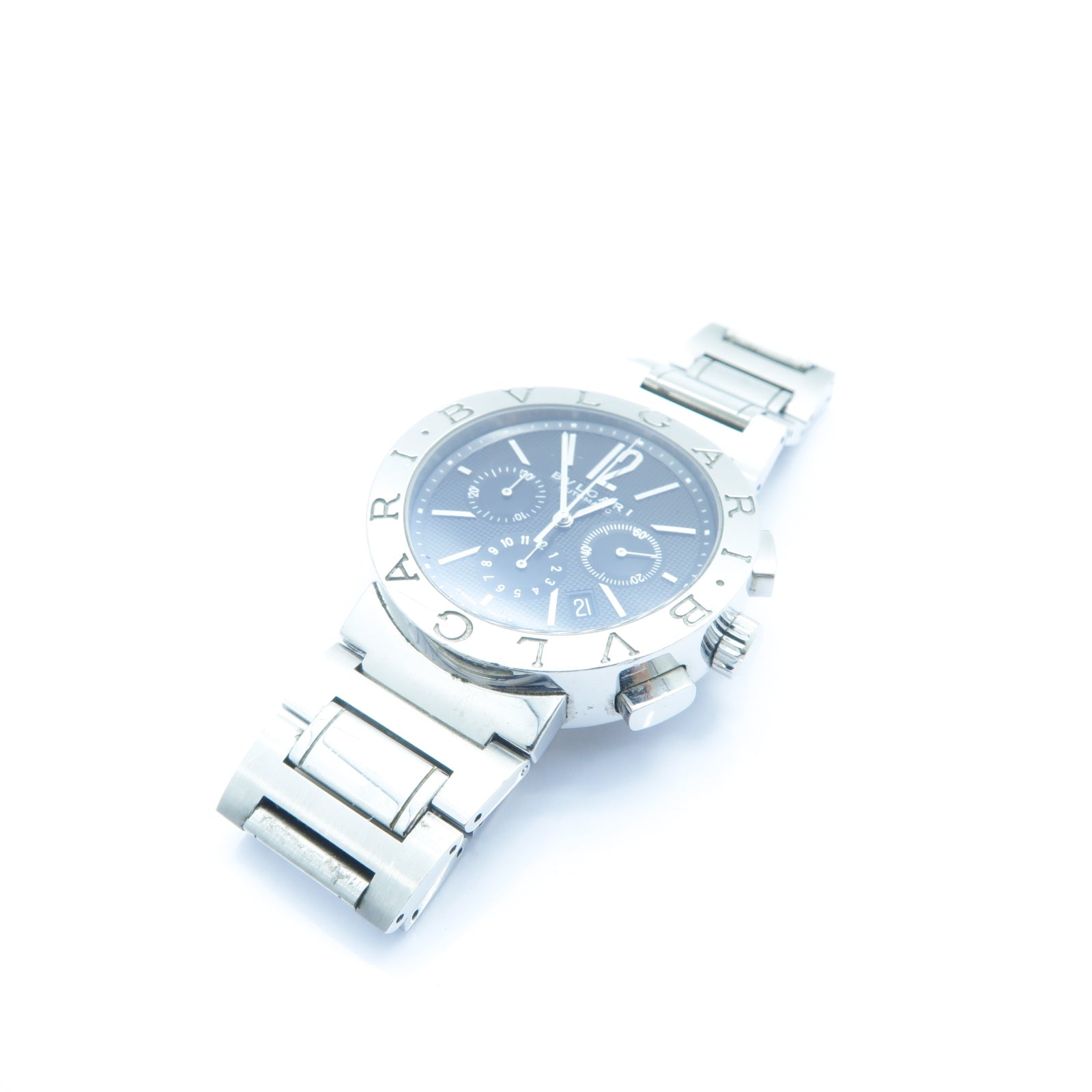 BVLGARI Bvlgari Bvlgari不鏽鋼手錶自動機芯黑色