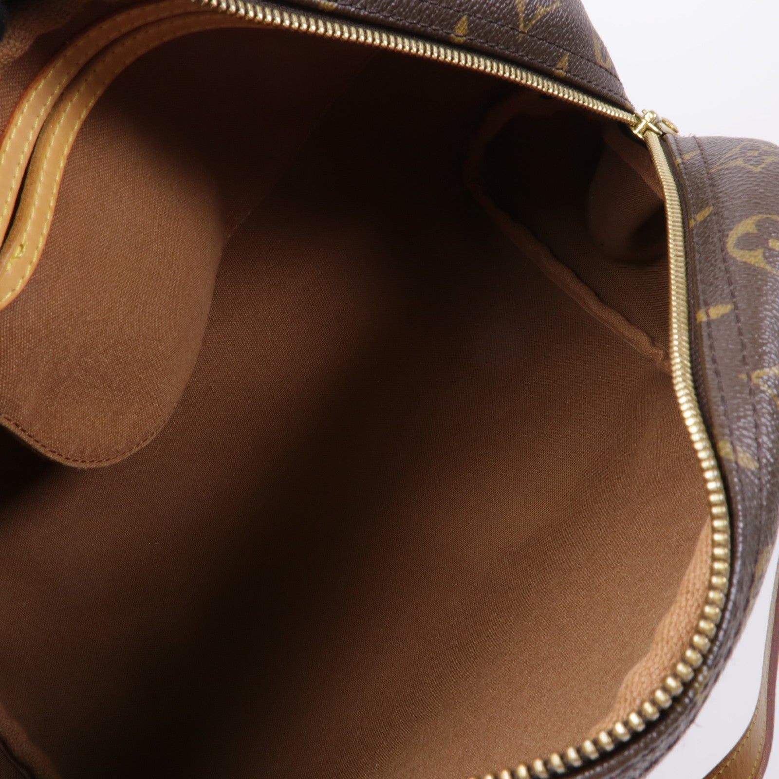 LOUIS VUITTON Monogram Montorgueil PM金扣肩背袋棕色