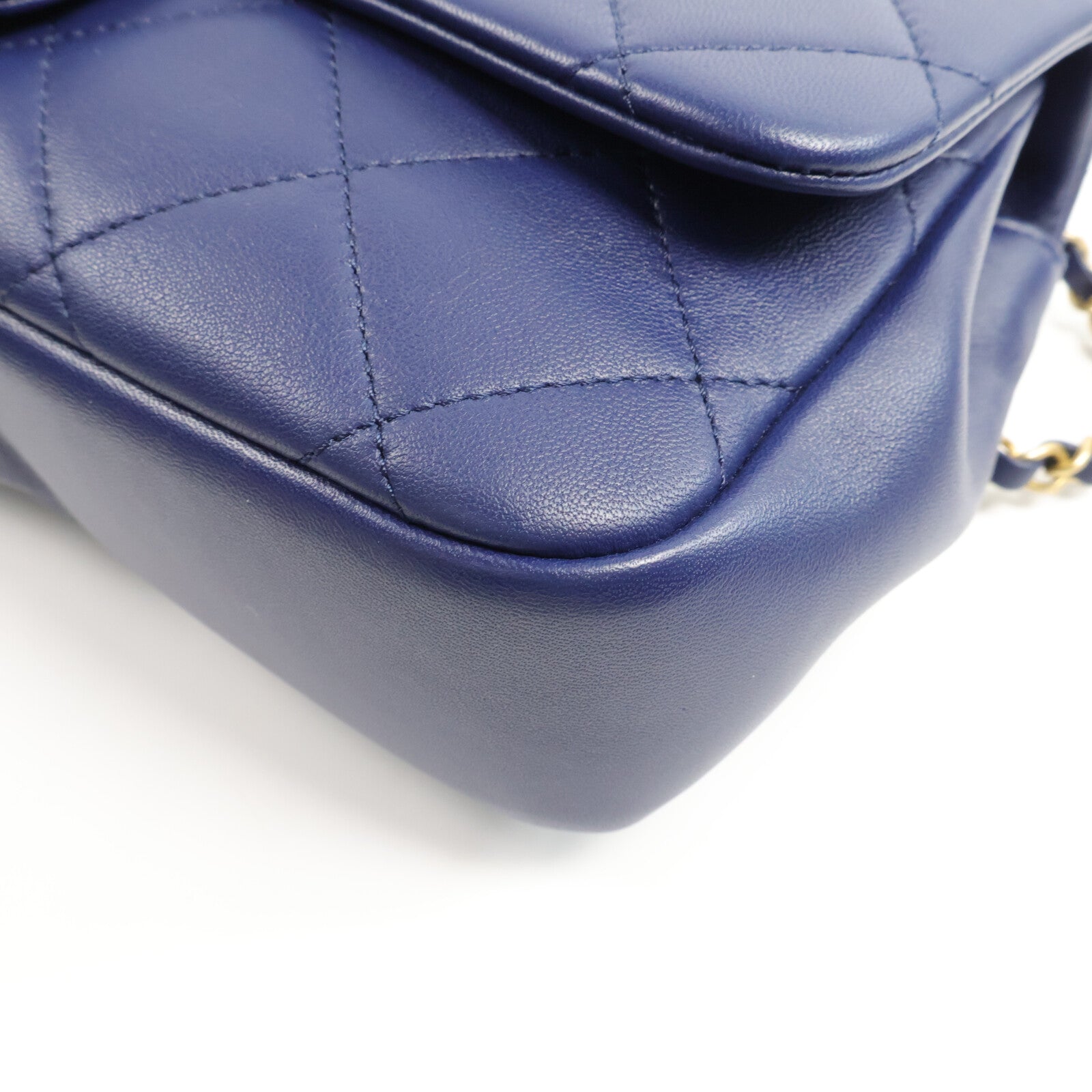 CHANEL 羊皮皮革Classic Flap With Handle手挽肩背兩用袋