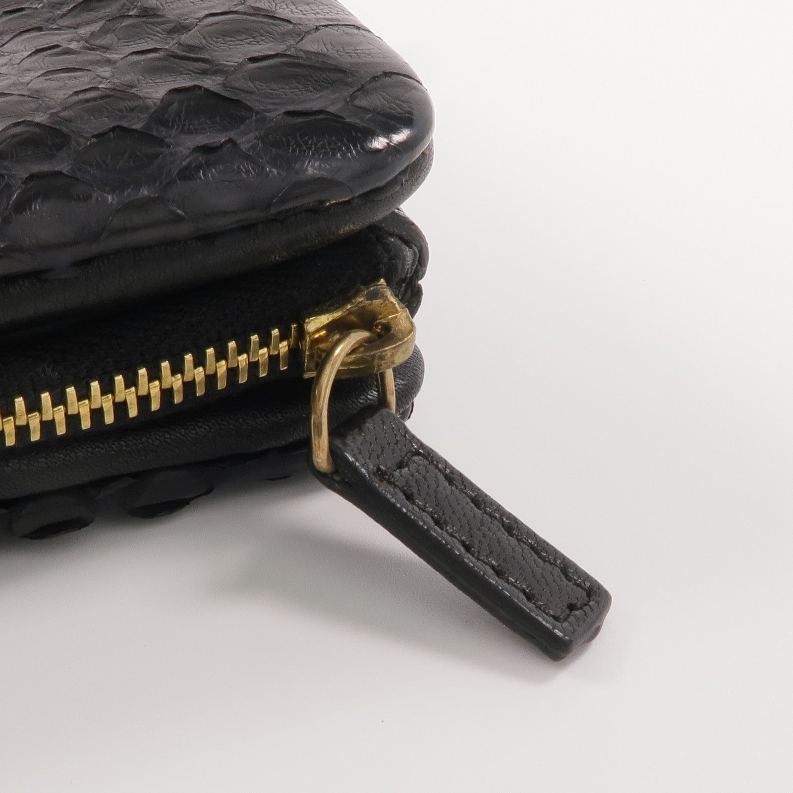 CELINE 蛇皮皮革Clutch金扣手拿包