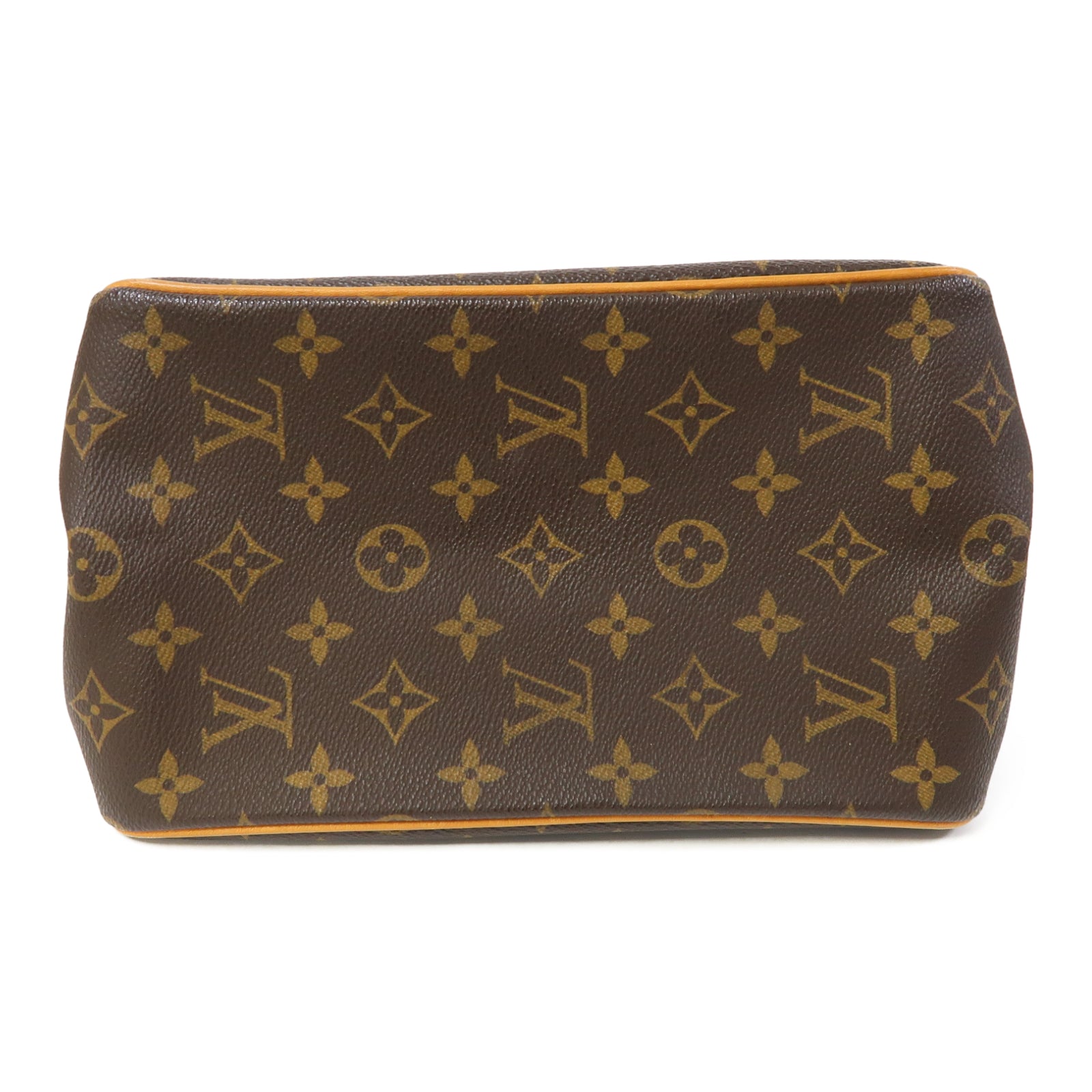 LOUIS VUITTON Monogram Batignolles金扣手挽袋啡色