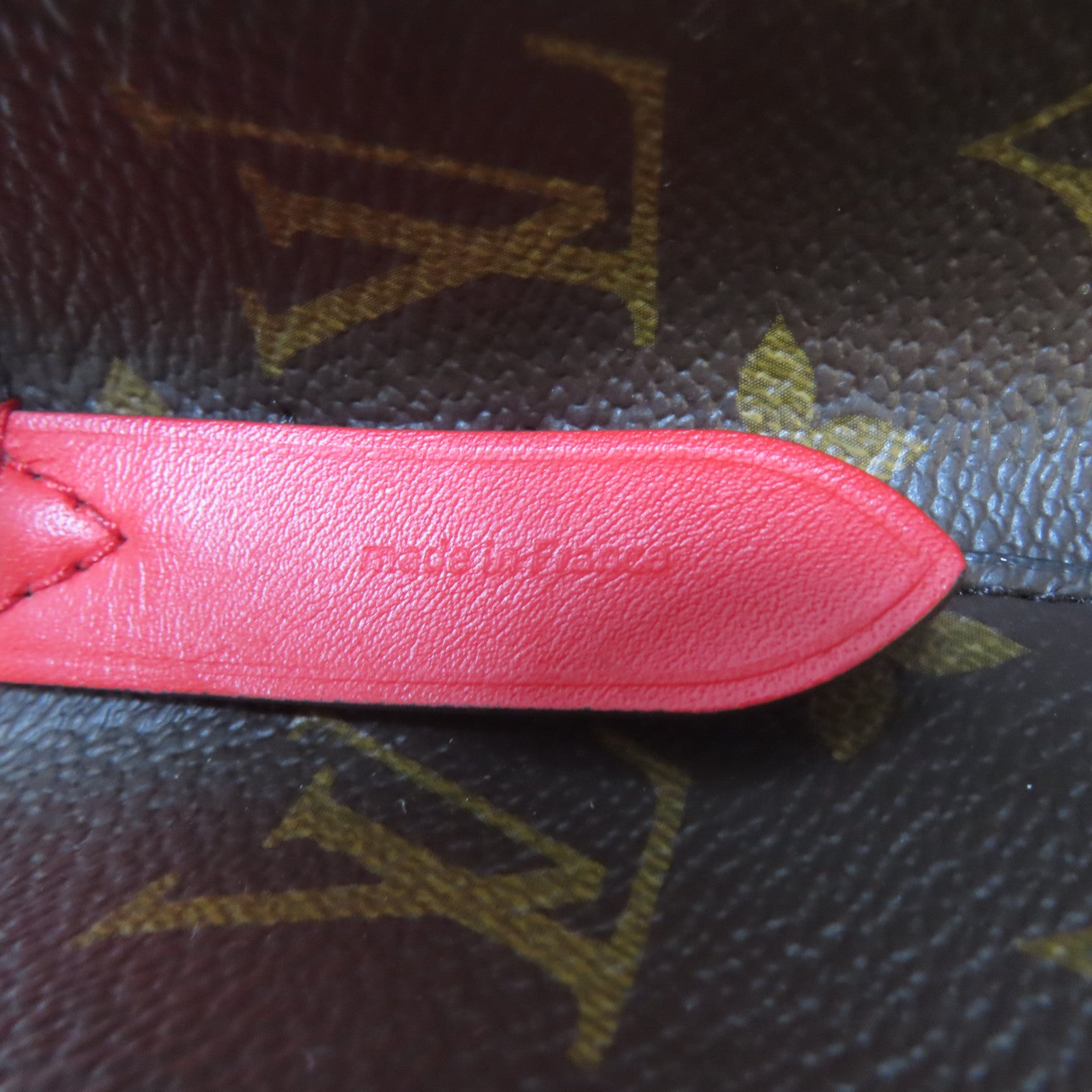 LOUIS VUITTON Monogram Neo Noe Bucket Bag金扣肩背袋Coquelicot/紅色