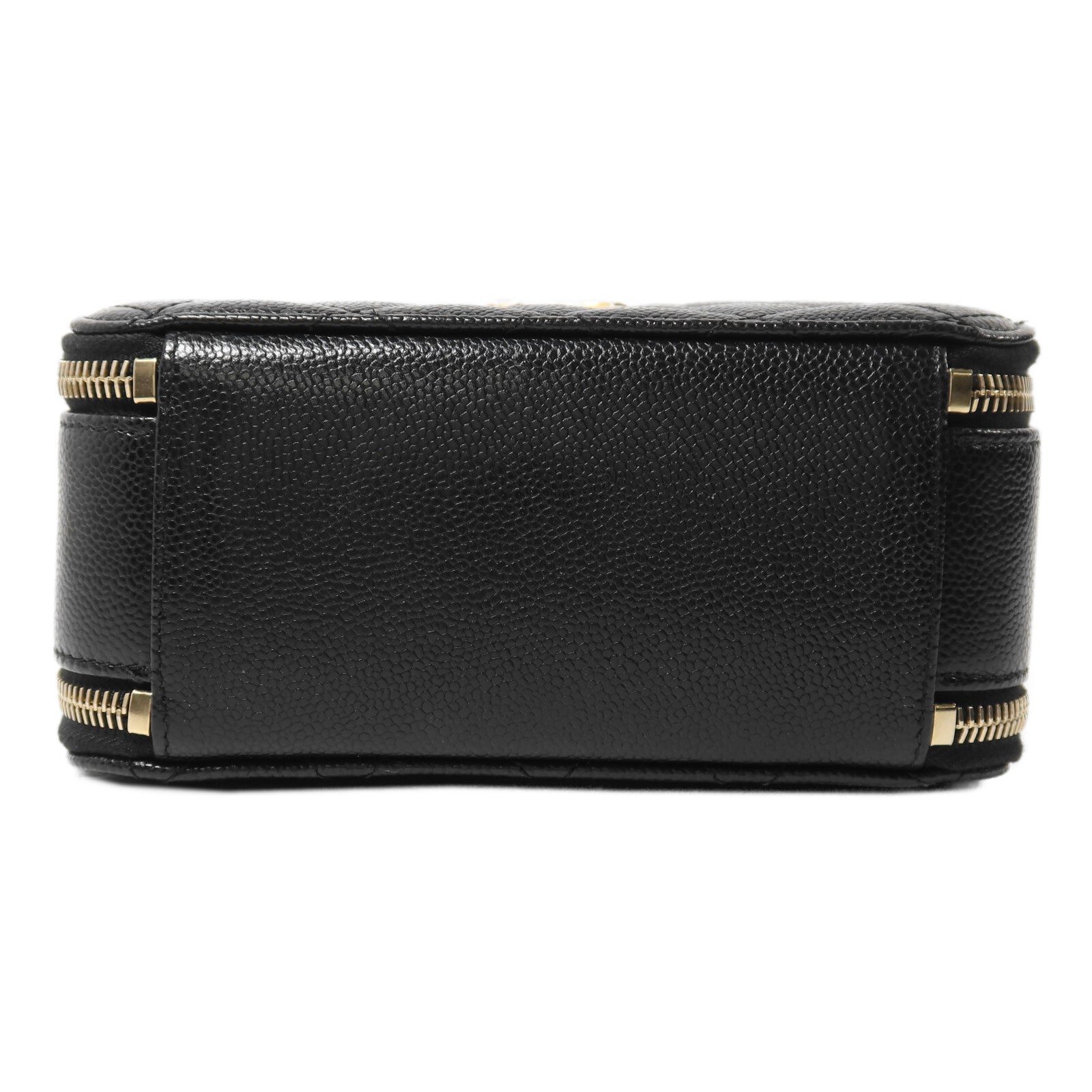 CHANEL 牛皮皮革Vanity Case鏈帶手挽肩背兩用袋