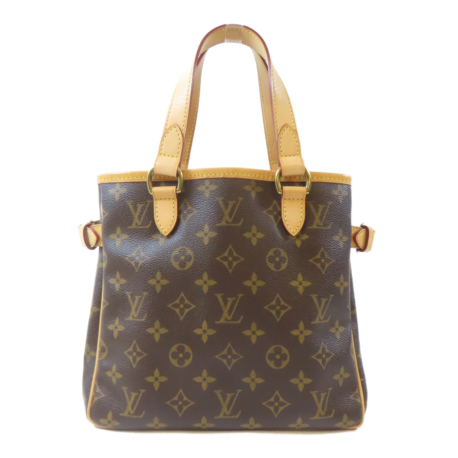 LOUIS VUITTON Monogram Batignolle金扣手挽袋啡色