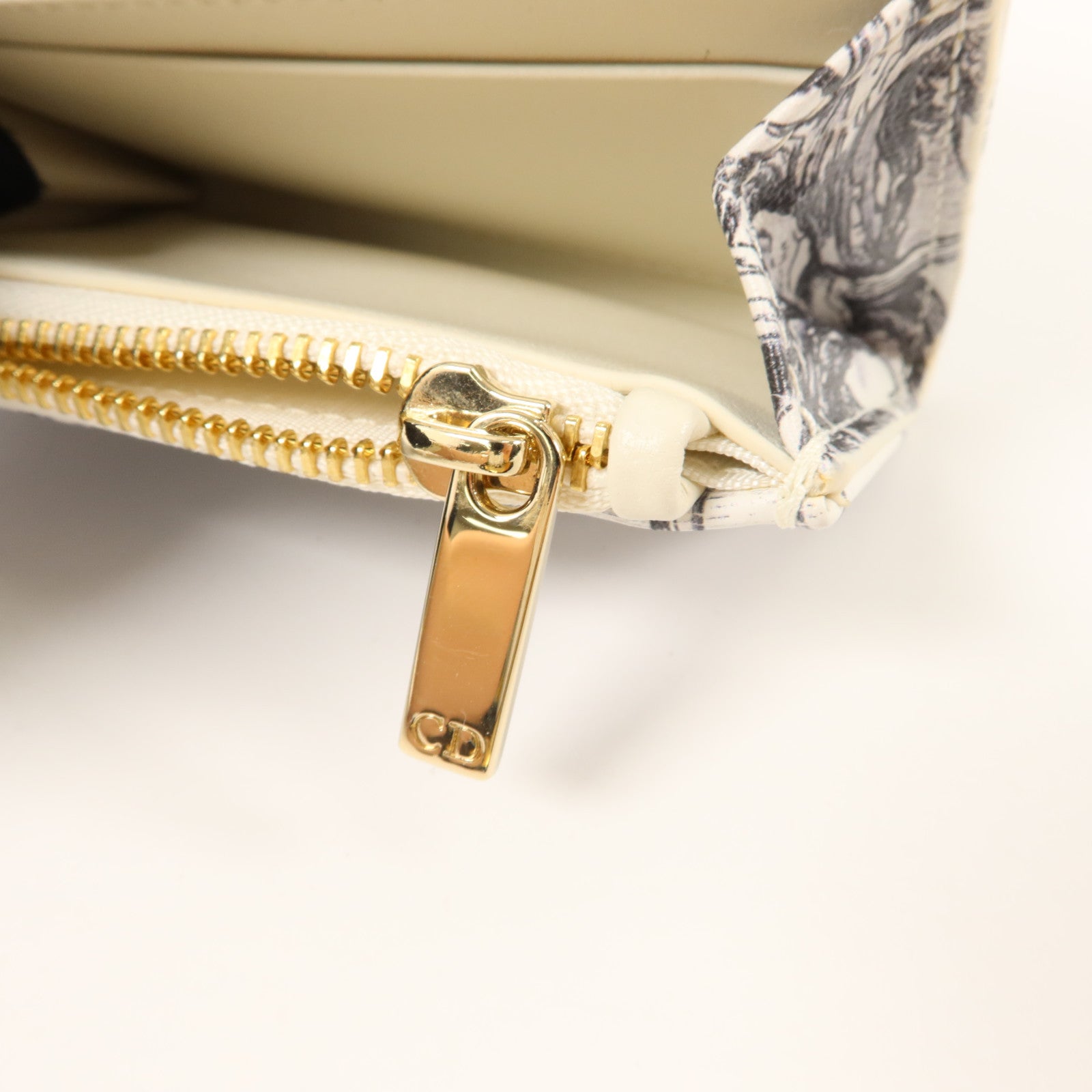 Dior 牛皮皮革Caro XS Wallet金扣錢包