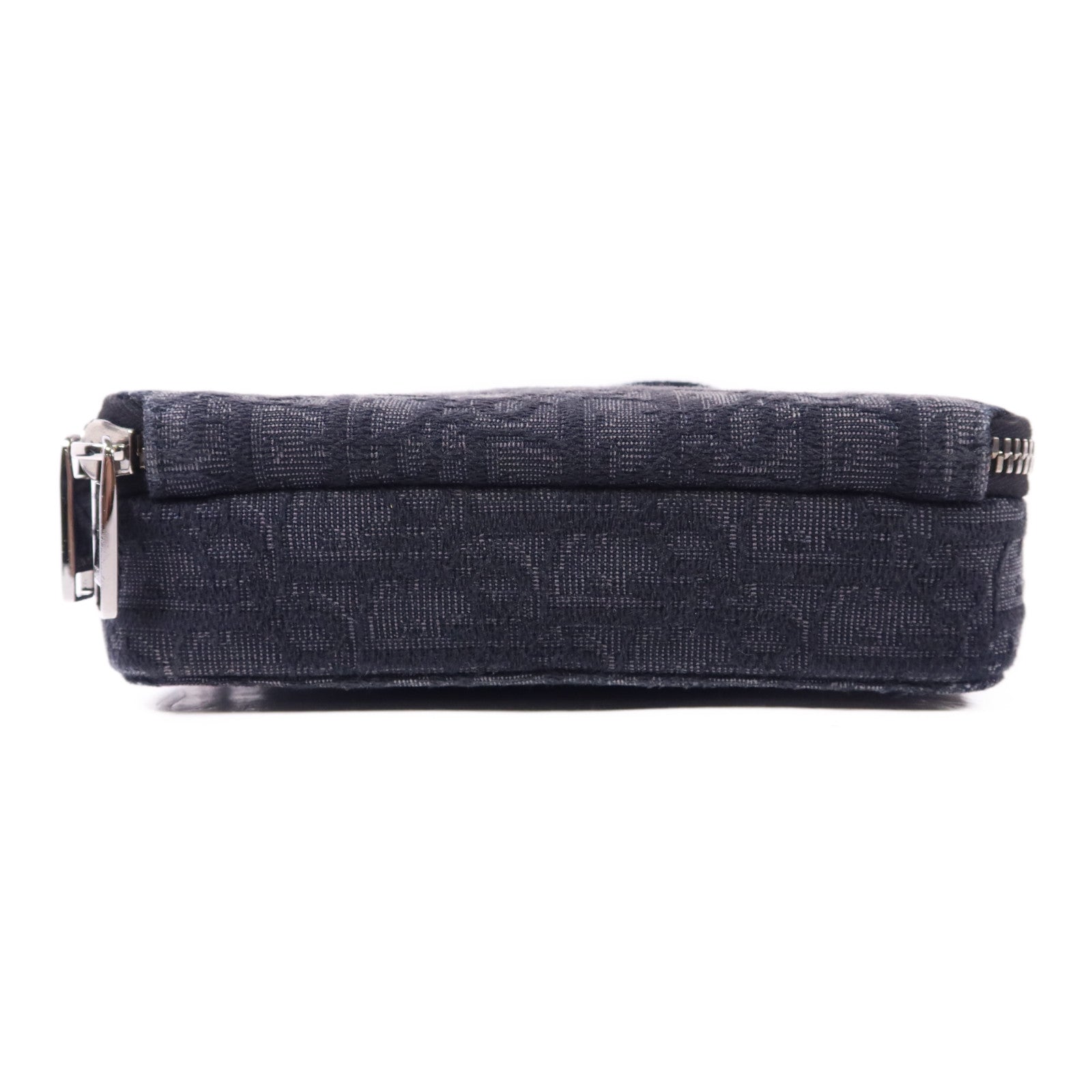 Dior 帆布Shoulder Bag銀扣肩背袋