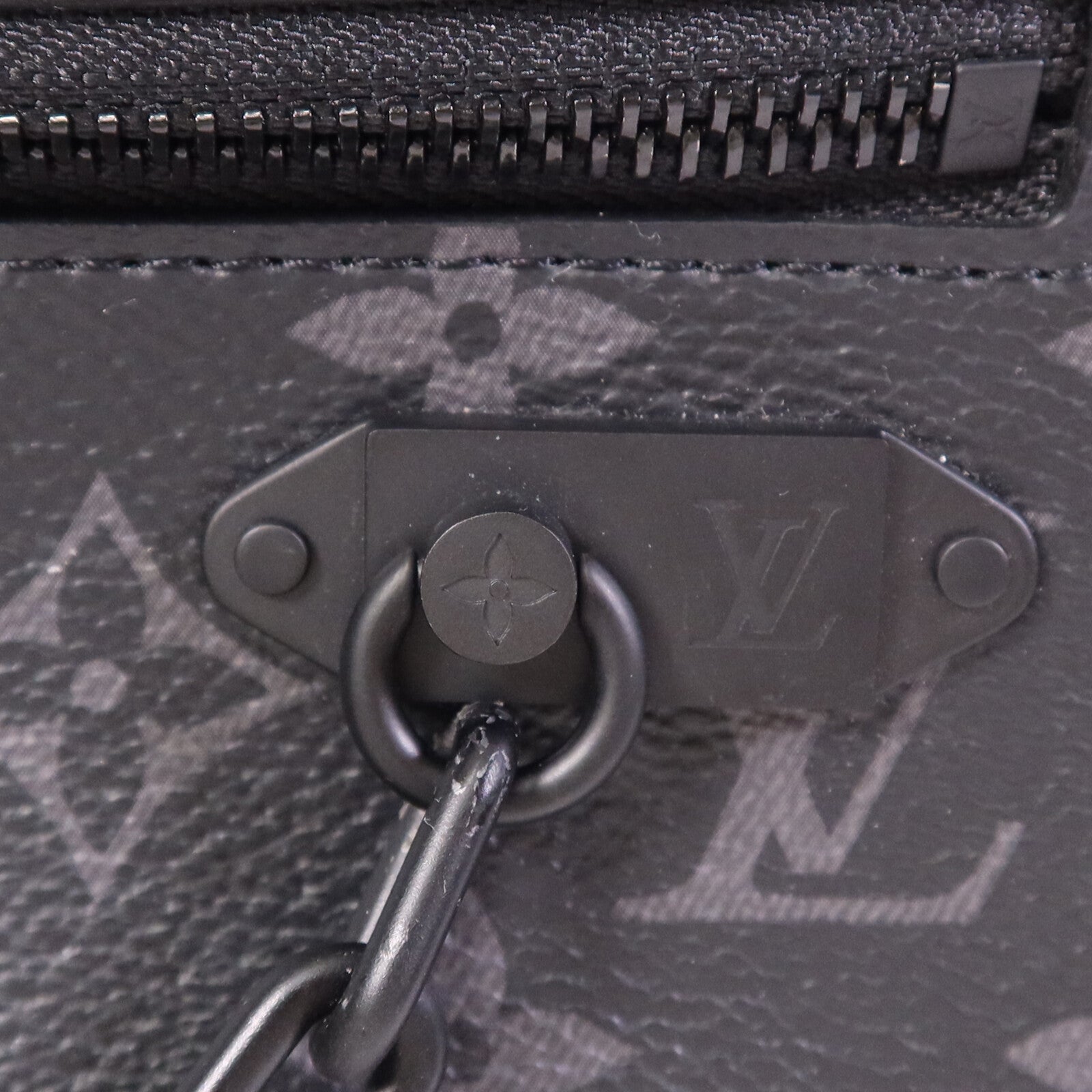 LOUIS VUITTON Monogram Eclipse Pochette Volga Clutch Bag手拿包