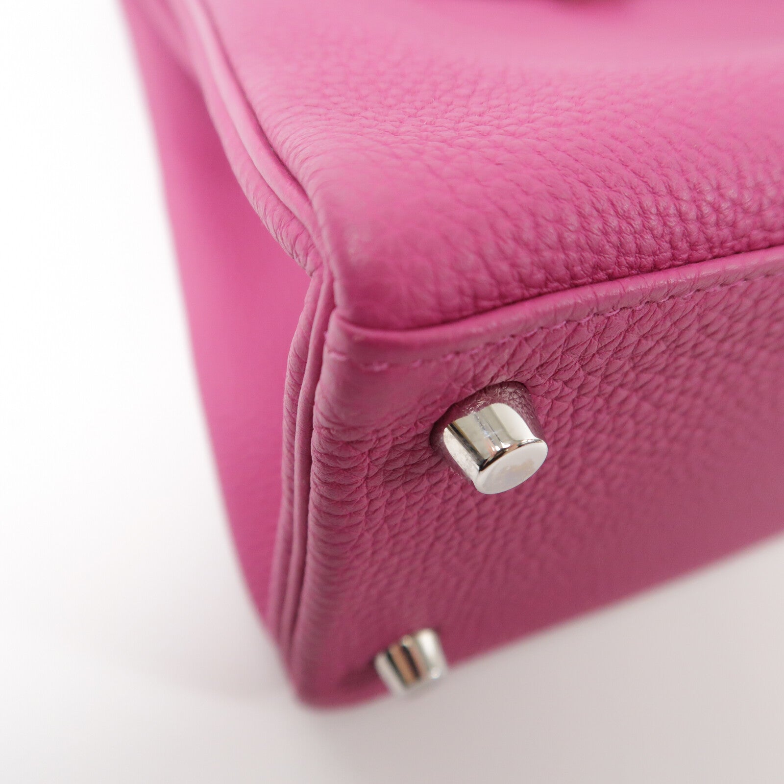 HERMES Togo皮革Kelly 25手挽肩背兩用袋Rose Purple