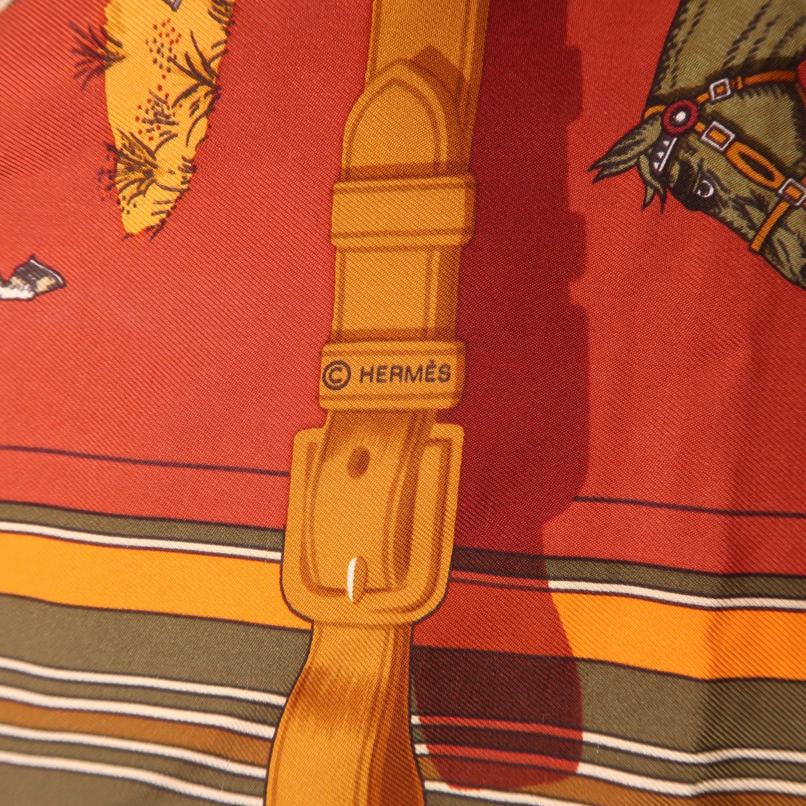 HERMES 絲質Scarf 90X90絲巾