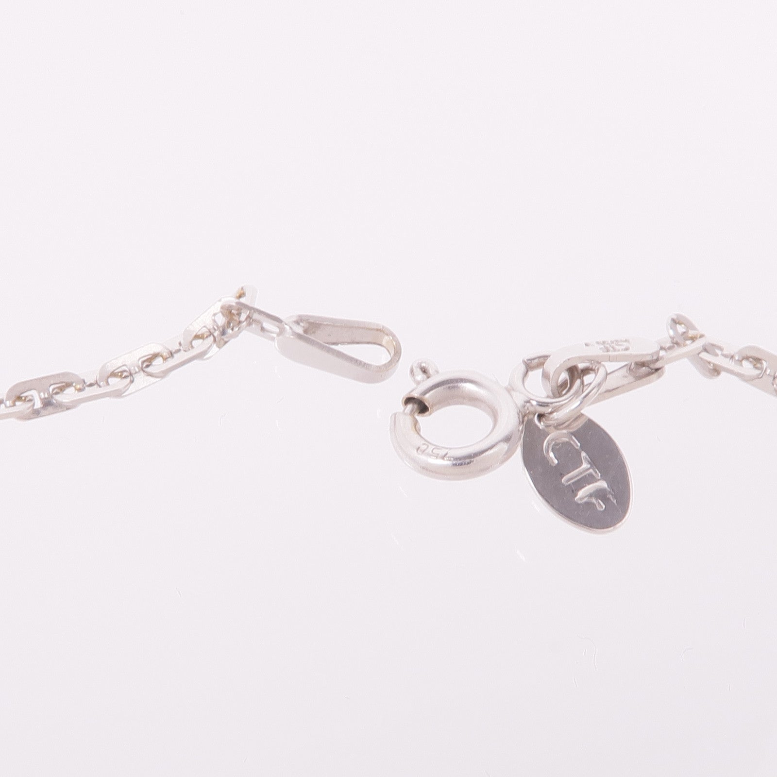 JEWELRY 18K白金Jade Diamond Necklace翡翠鑽石項鍊