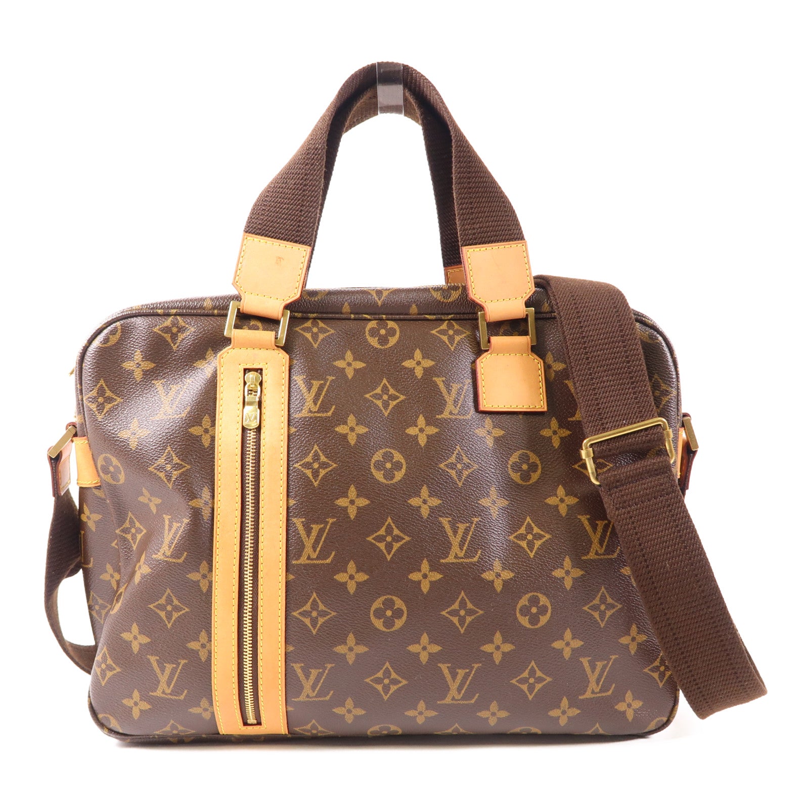 LOUIS VUITTON Monogram Sac Bosphore金扣手挽肩背兩用袋