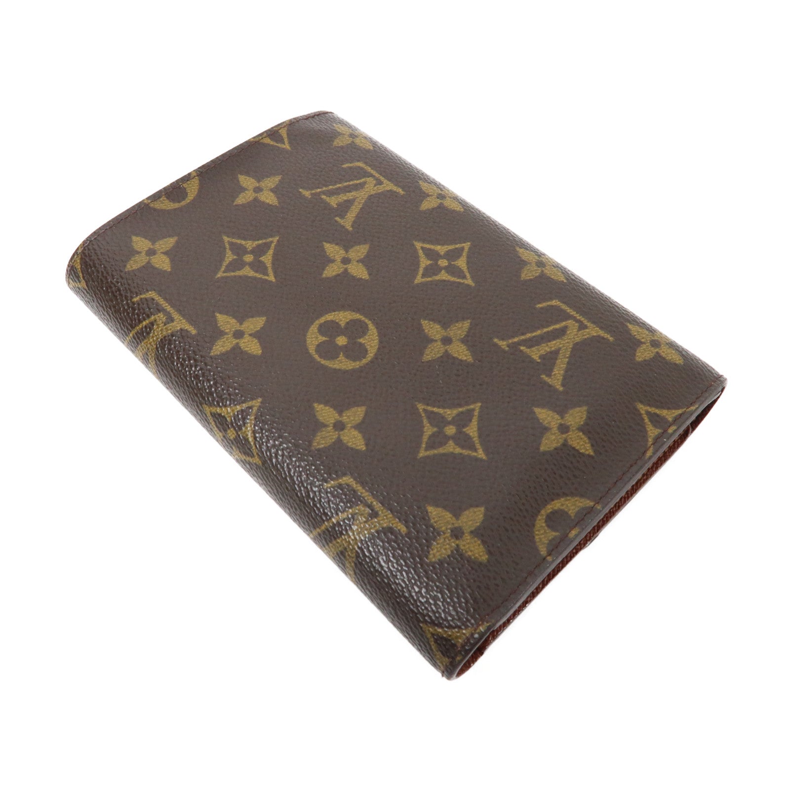 LOUIS VUITTON Monogram Long Wallet金扣錢包啡色