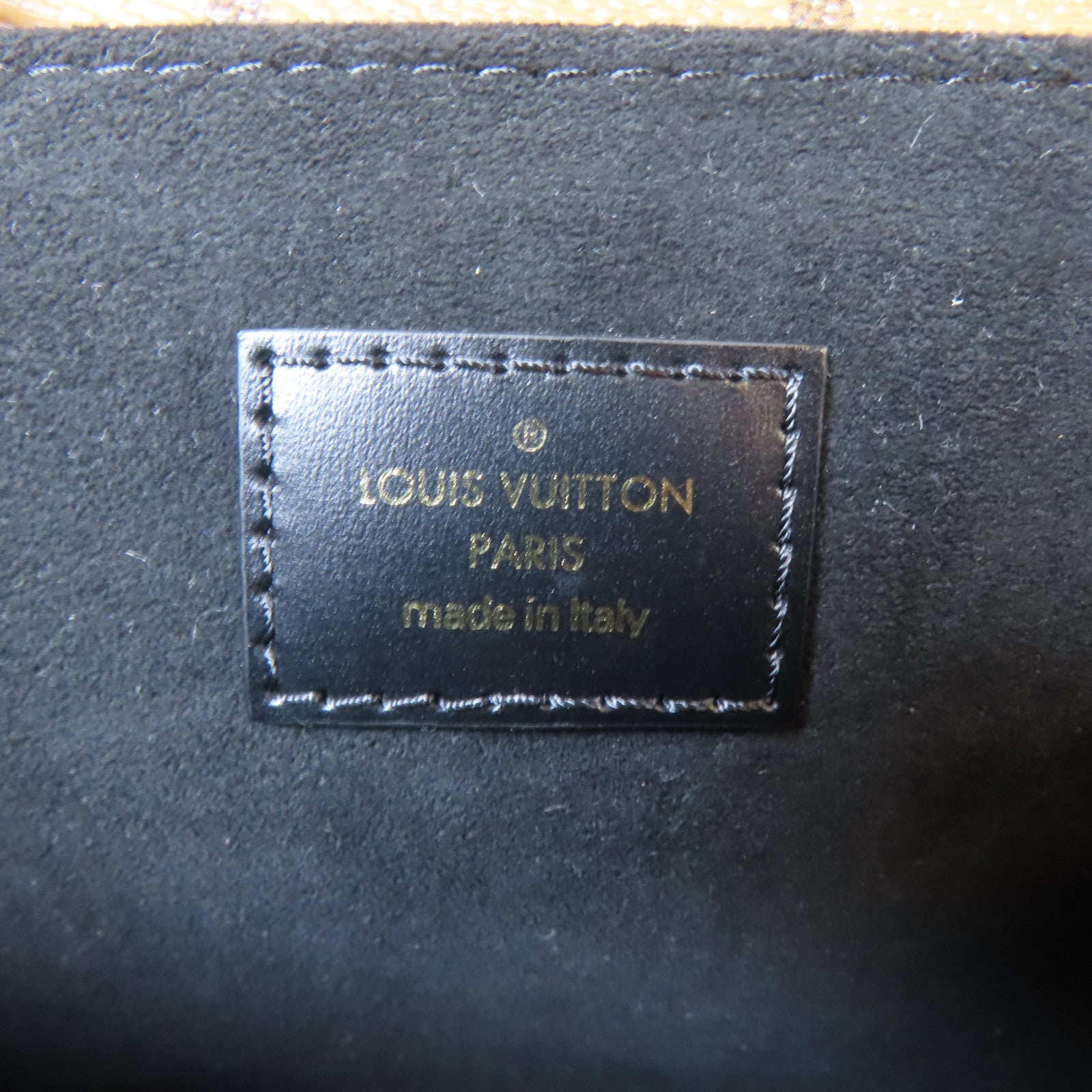 LOUIS VUITTON Monogram Reverse Pochette Métis金扣手挽肩背兩用袋啡色