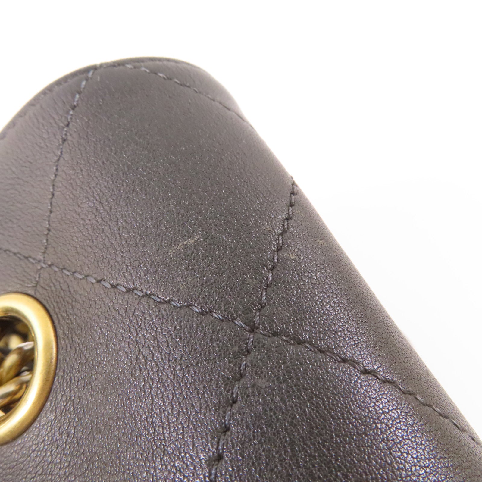 CHANEL 皮革Bucket Bag金扣肩背袋