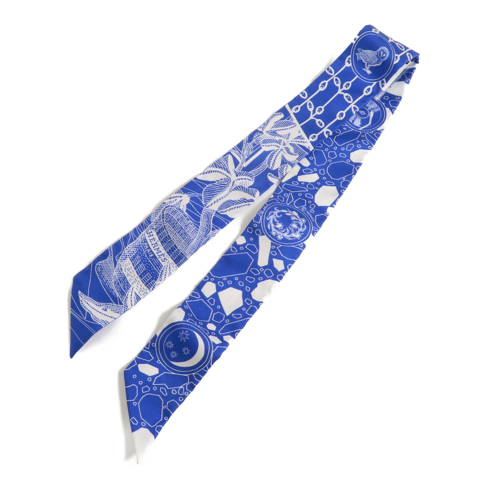 HERMES 絲質Twilly絲巾