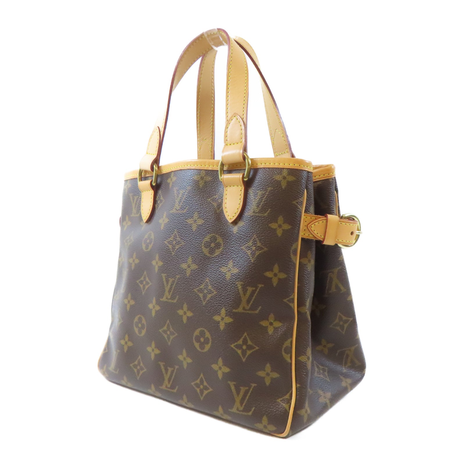 LOUIS VUITTON Monogram Batignolle金扣手挽袋啡色