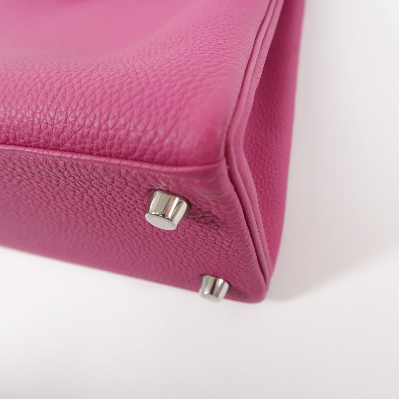 HERMES Togo皮革Kelly 25手挽肩背兩用袋Rose Purple