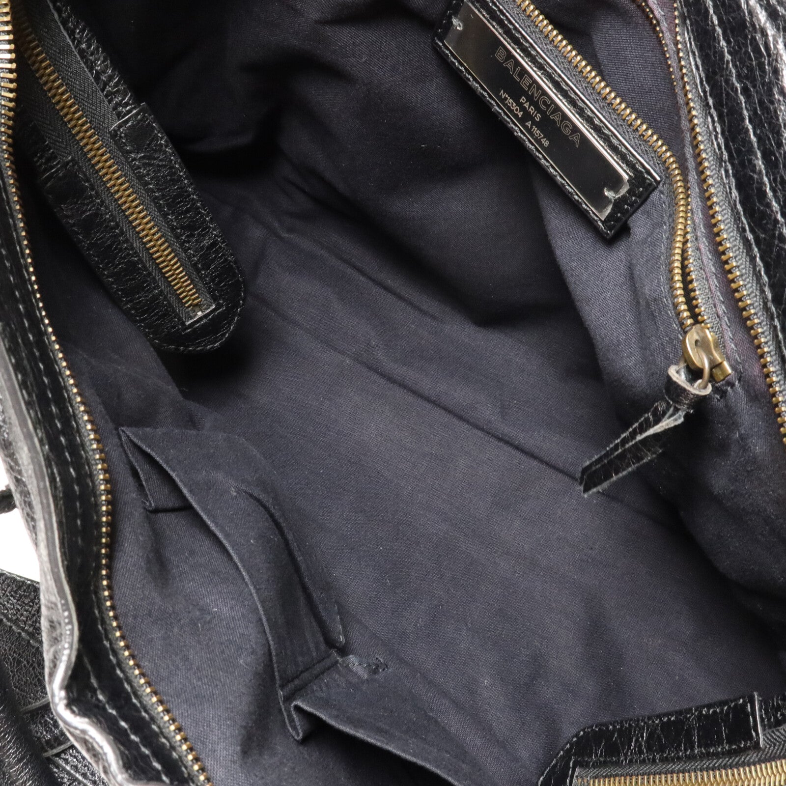 BALENCIAGA 羊皮皮革City手挽肩背兩用袋
