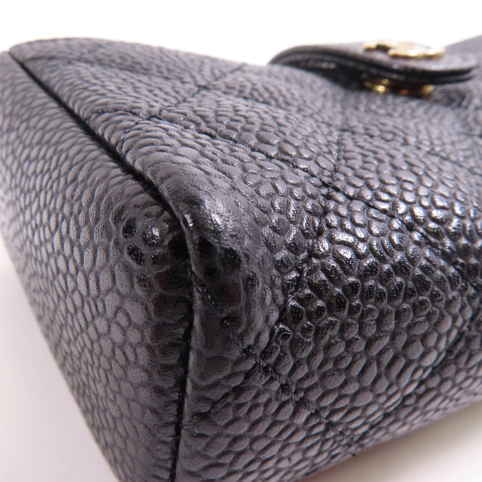 CHANEL 牛皮皮革Clutch金扣手拿包