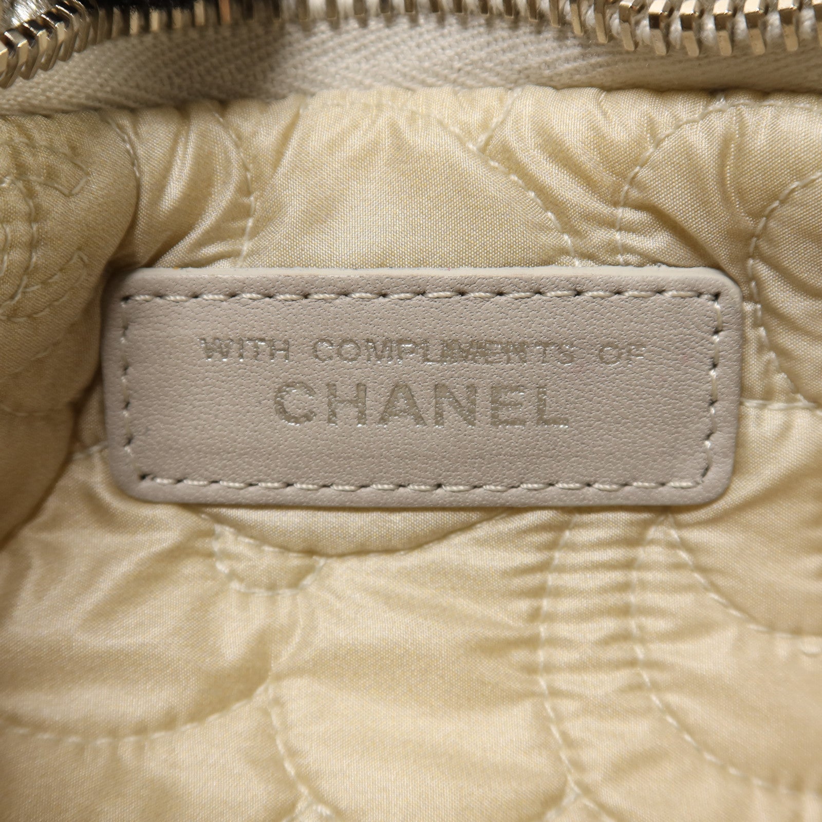 CHANEL 【激減優惠】羊皮皮革Cameolla Flower Pouch銀扣鏈帶肩背袋