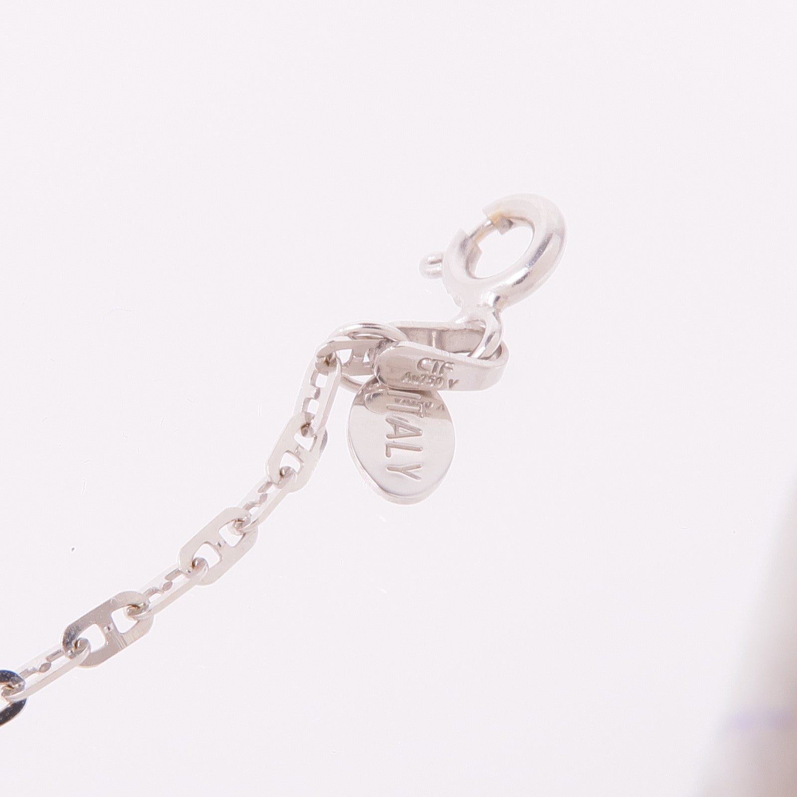 JEWELRY 18K白金Jade Diamond Necklace翡翠鑽石項鍊