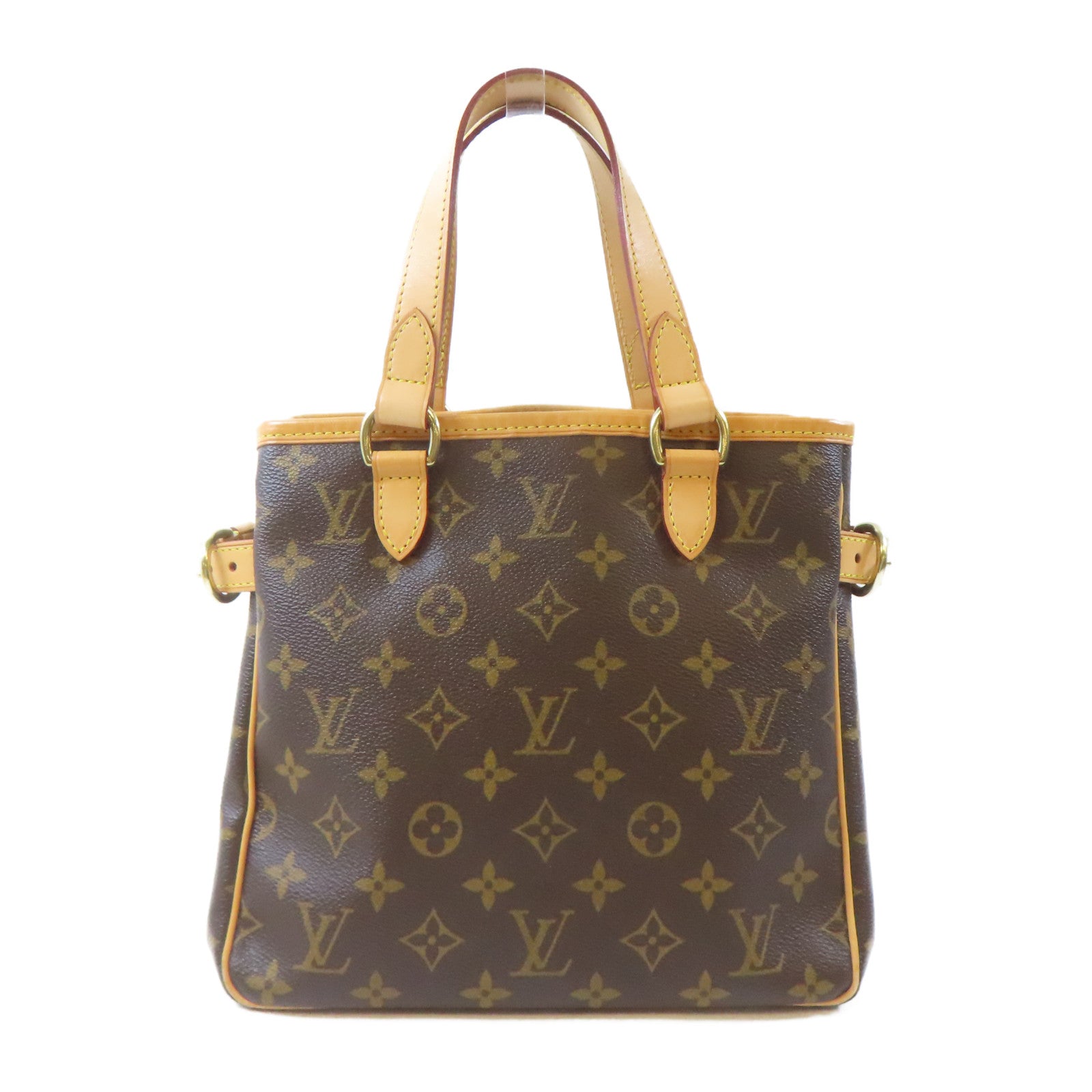 LOUIS VUITTON Monogram Batignolle金扣手挽袋啡色