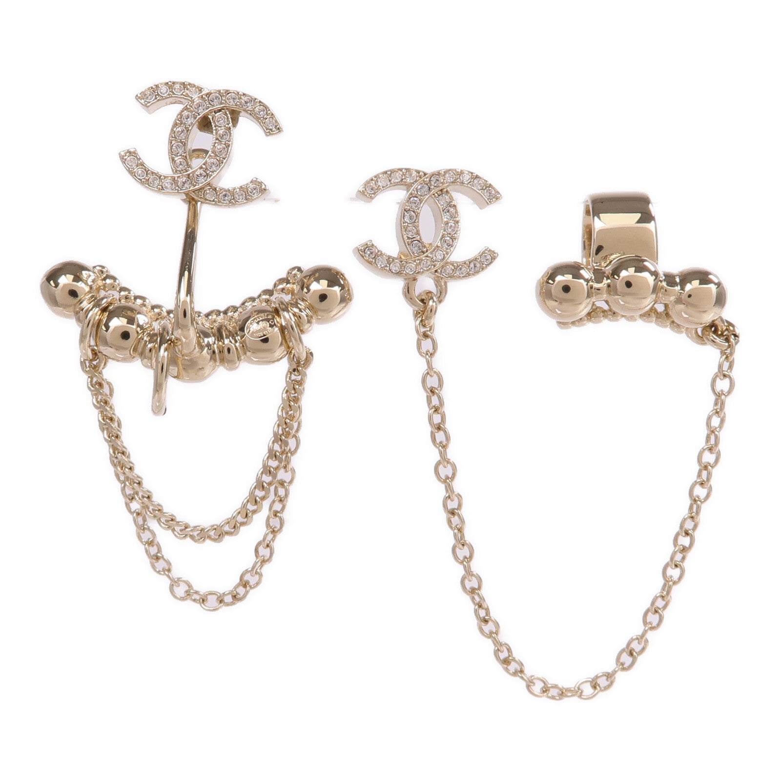 CHANEL 金屬Earrings/EarCuffs金扣耳環/耳夾