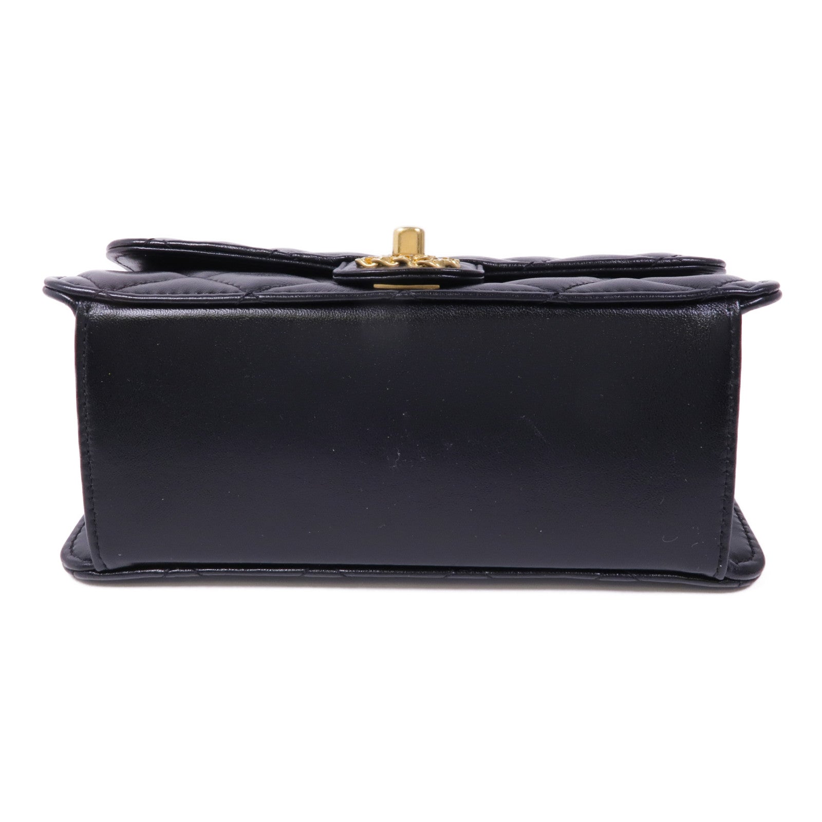 CHANEL 牛皮皮革Chain Shoulder Bag金扣鏈帶肩背袋
