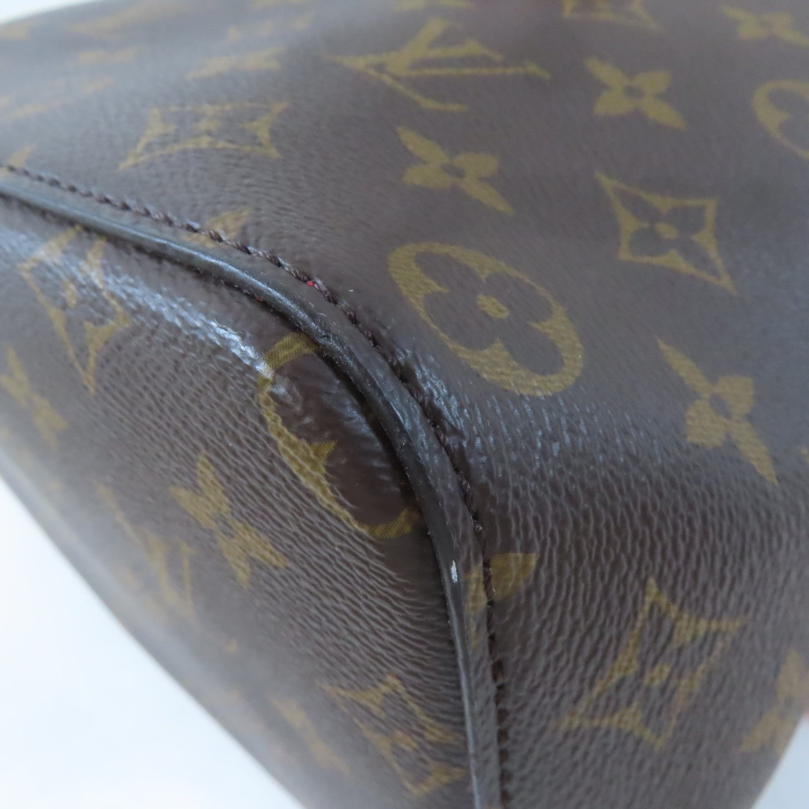 LOUIS VUITTON Monogram Neo Noe Bucket Bag金扣肩背袋Coquelicot/紅色