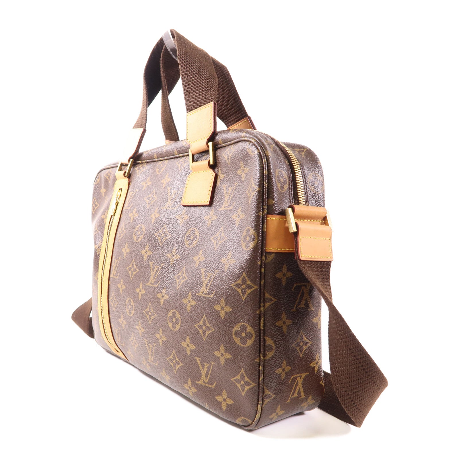 LOUIS VUITTON Monogram Sac Bosphore金扣手挽肩背兩用袋