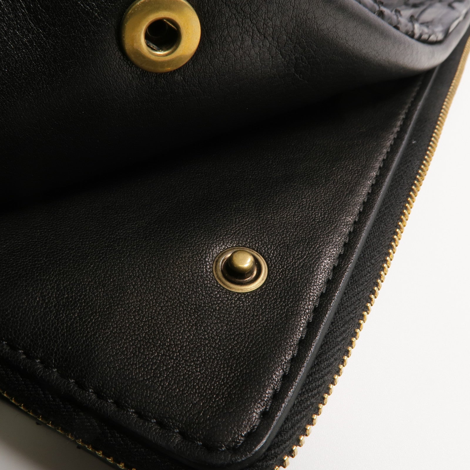 CELINE 蛇皮皮革Clutch金扣手拿包