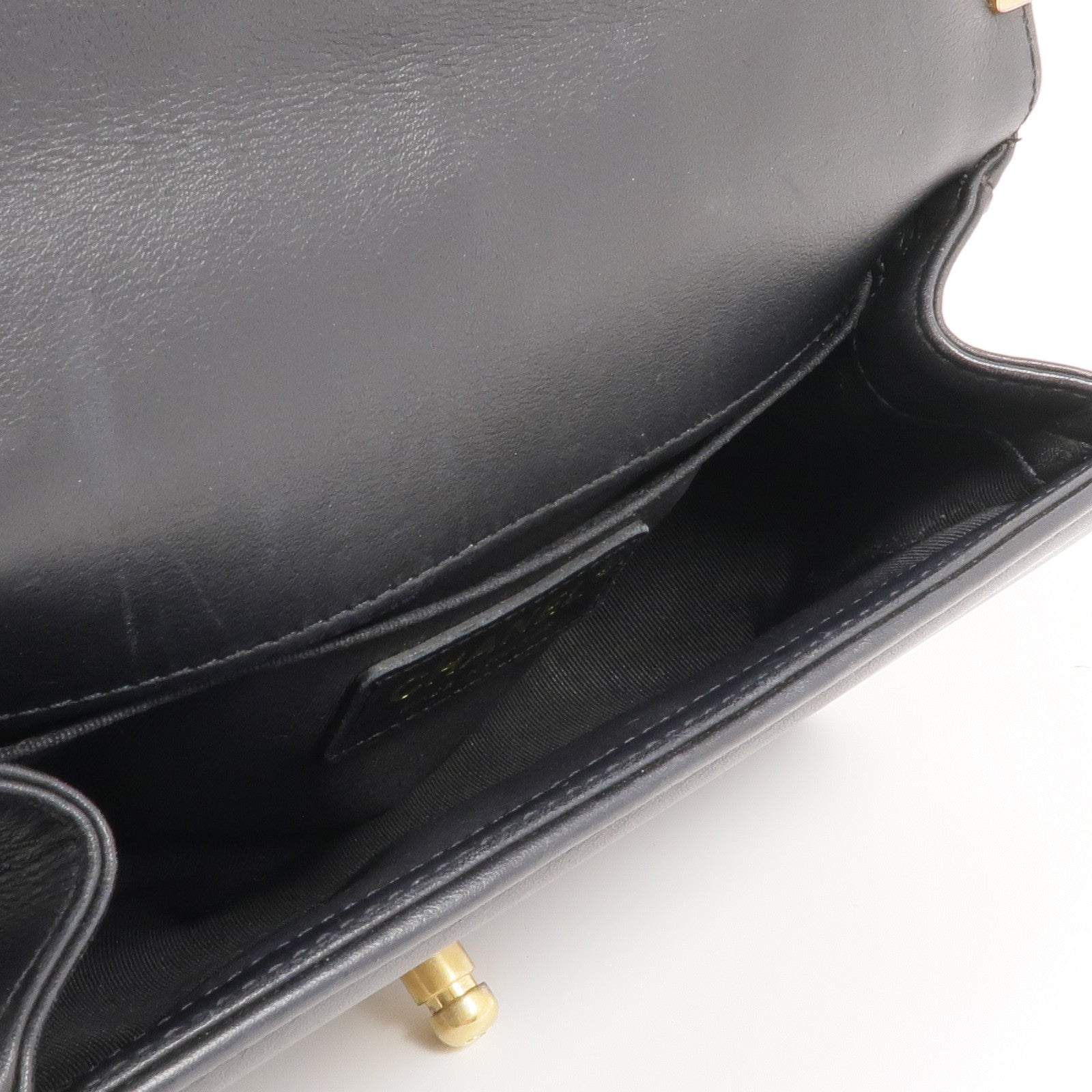 CHANEL 羊皮皮革Boy 20金扣鏈帶肩背袋