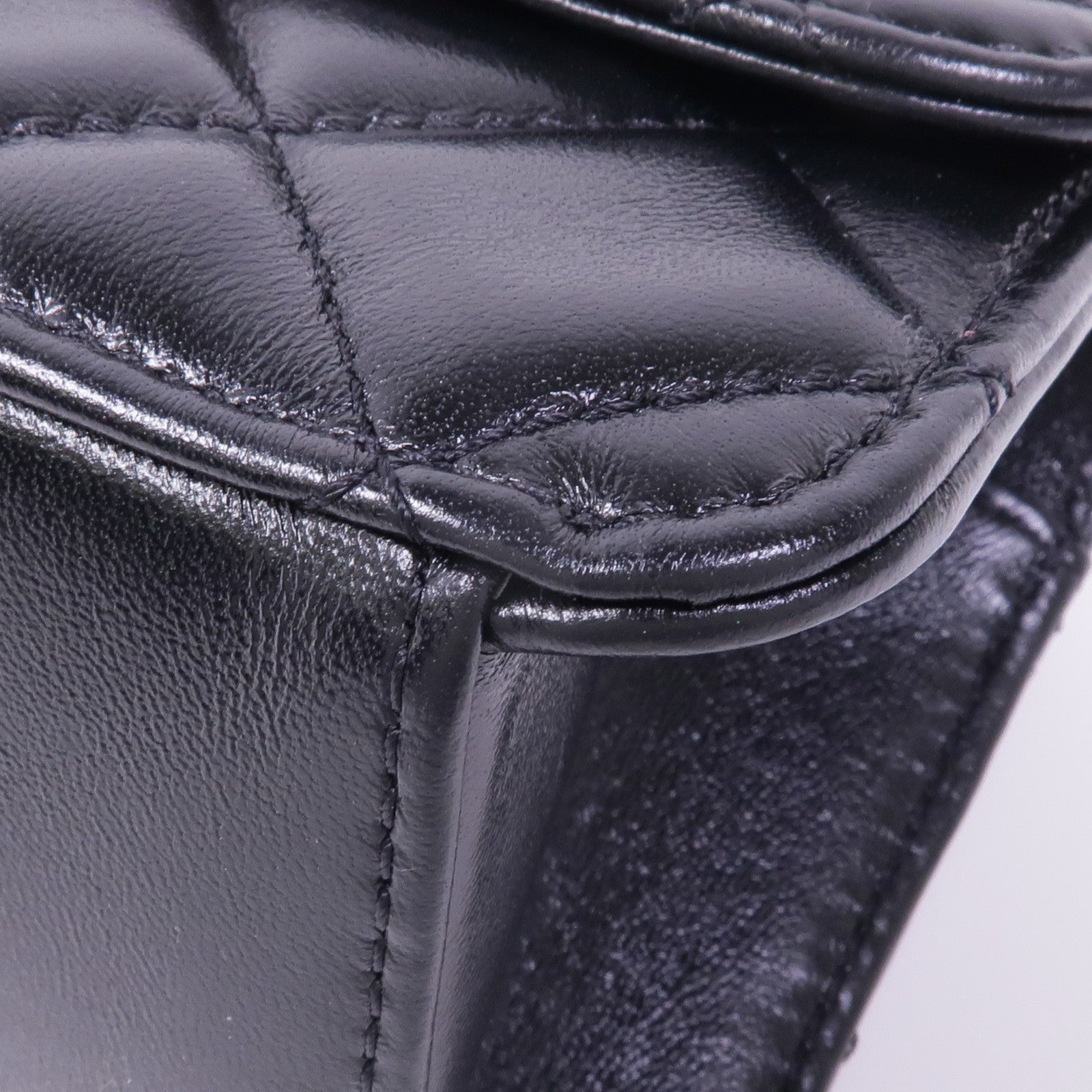 CHANEL 牛皮皮革Chain Shoulder Bag金扣鏈帶肩背袋