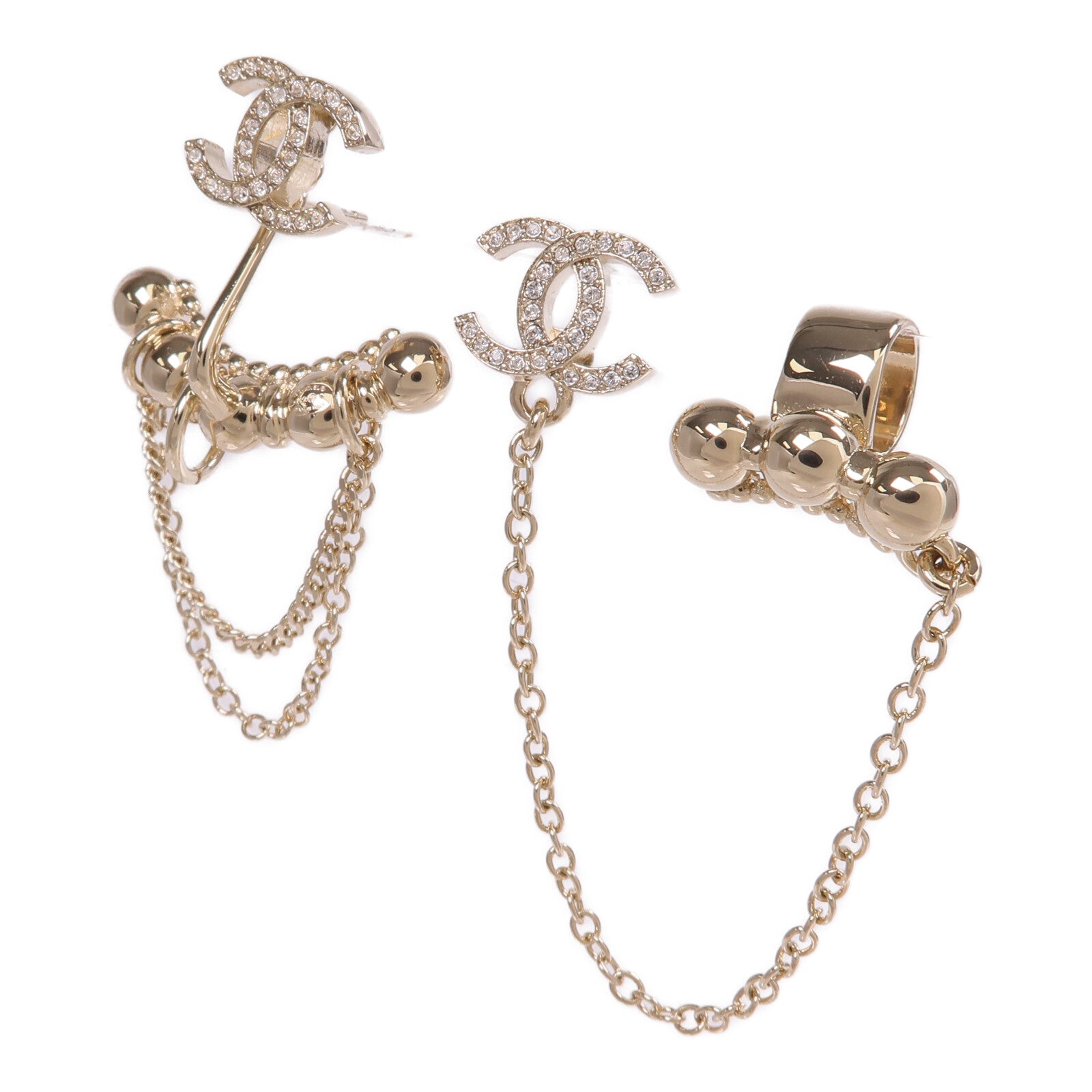 CHANEL 金屬Earrings/EarCuffs金扣耳環/耳夾